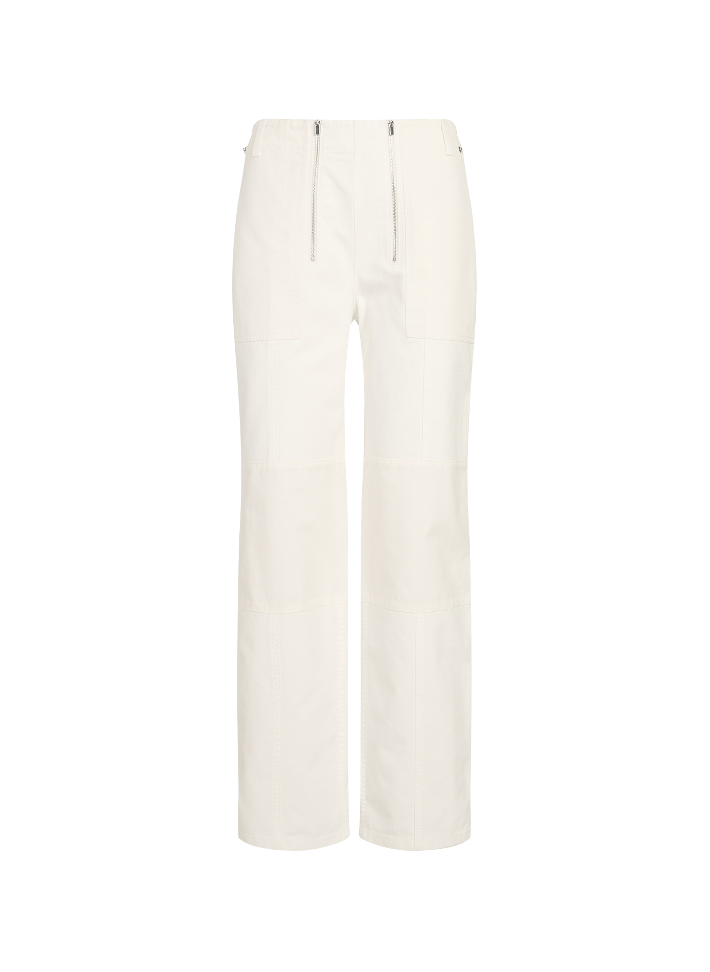 Jean cargo Fischer en coton TIBI Blanc