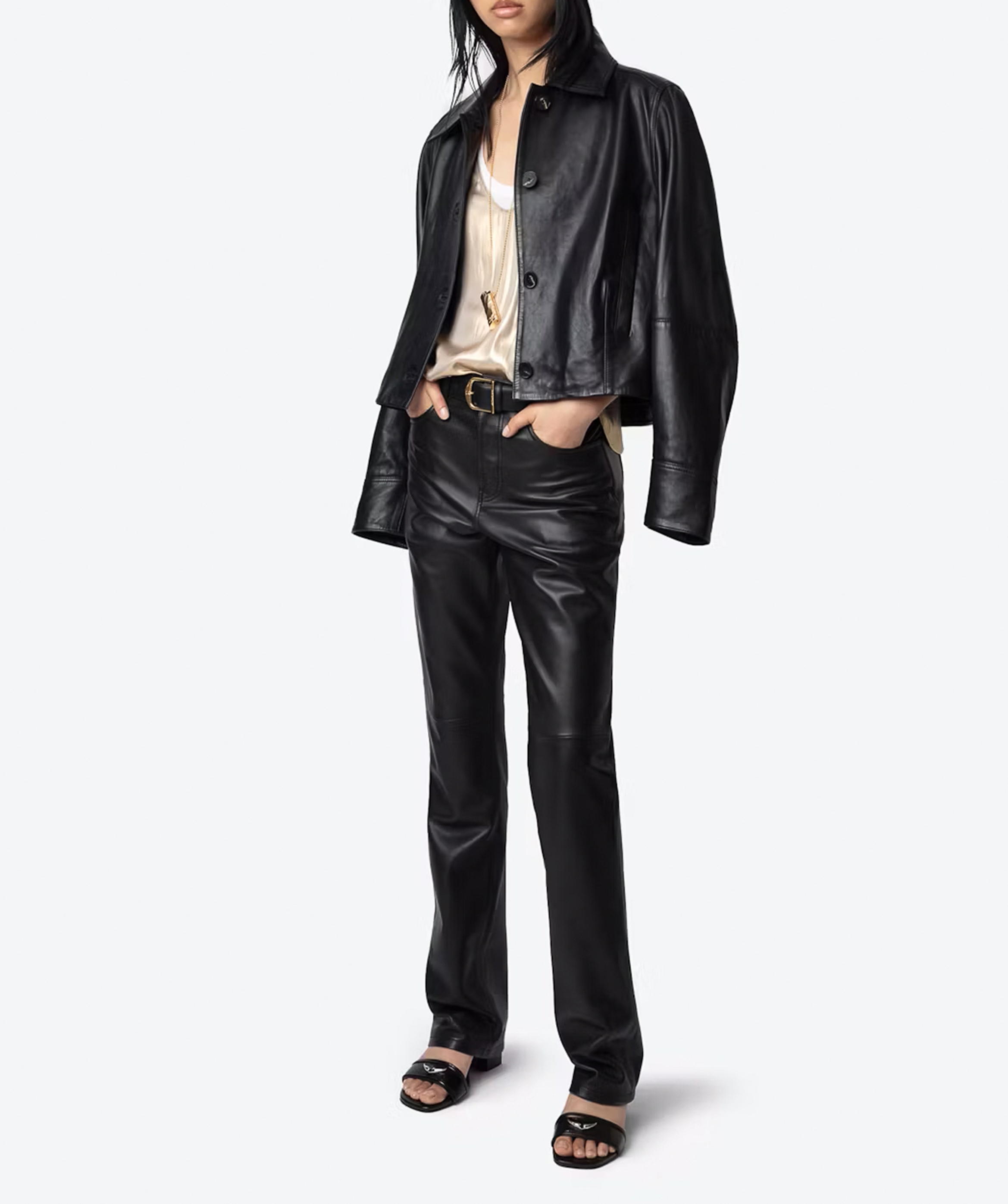 Top col rond tarys ZADIG&VOLTAIRE Jaune