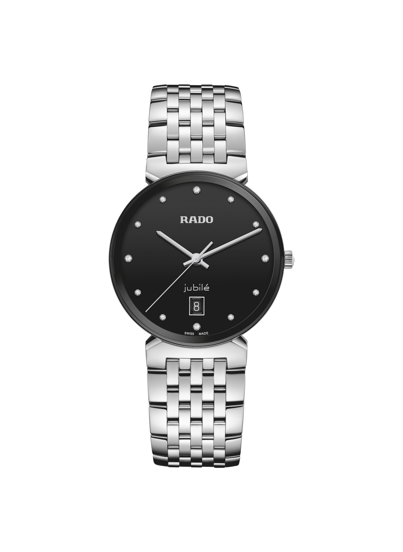 Montre automatique Florence Classic en acier inoxydable RADO Noir