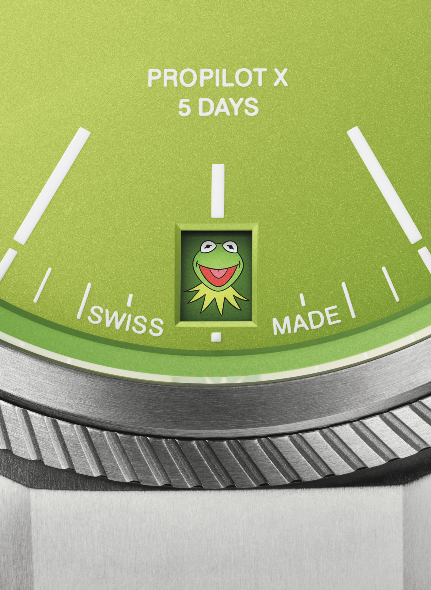 Montre automatique Oris ProPilot X Kermit en titane ORIS Vert