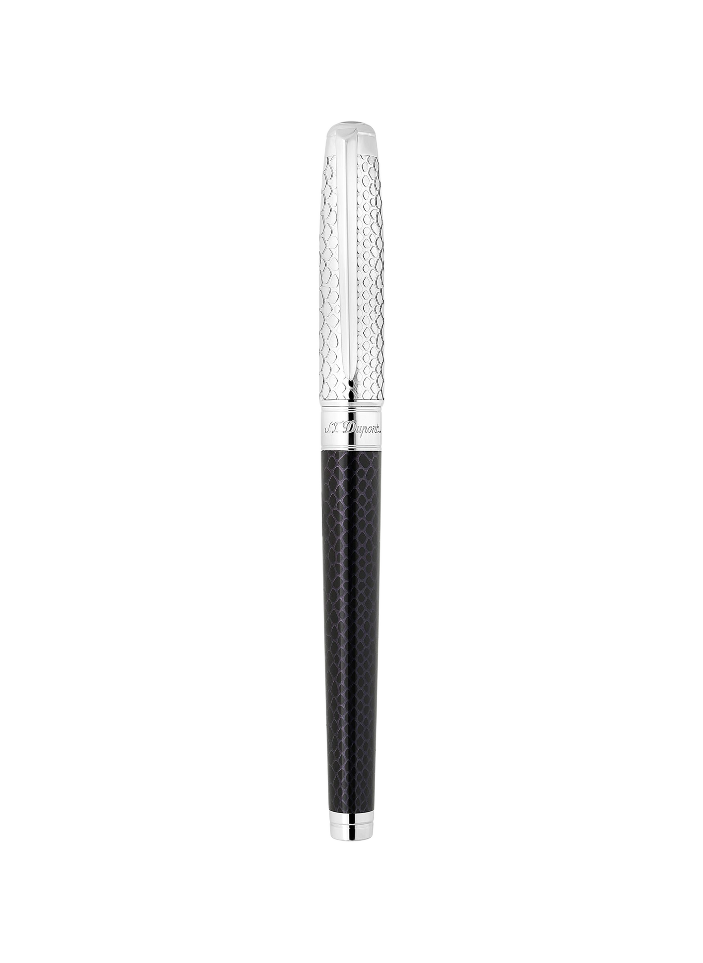 Large Line D Eternity Snake Roller Pen S.T. DUPONT Black