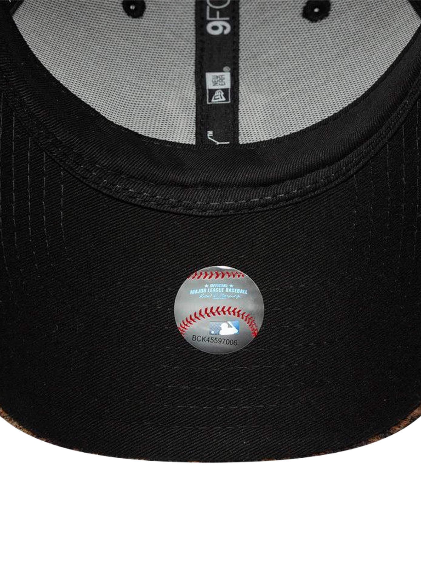 Printed cotton baseball cap NEW ERA Brown