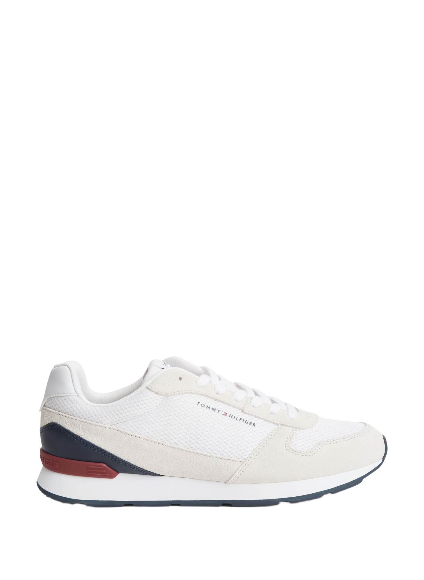 Baskets basses en cuir TOMMY HILFIGER Blanc