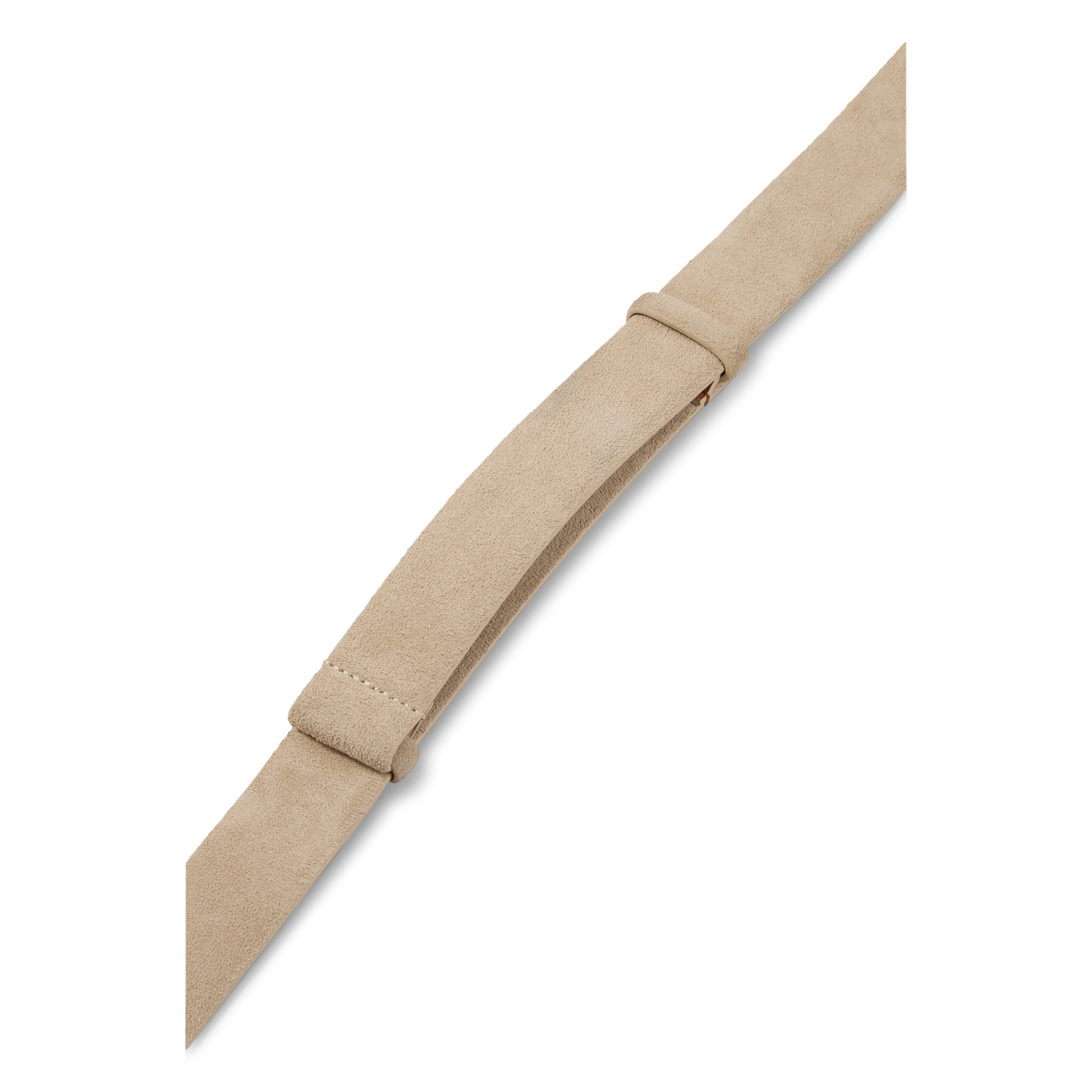 Leren suède tailleriem. BA&SH Beige