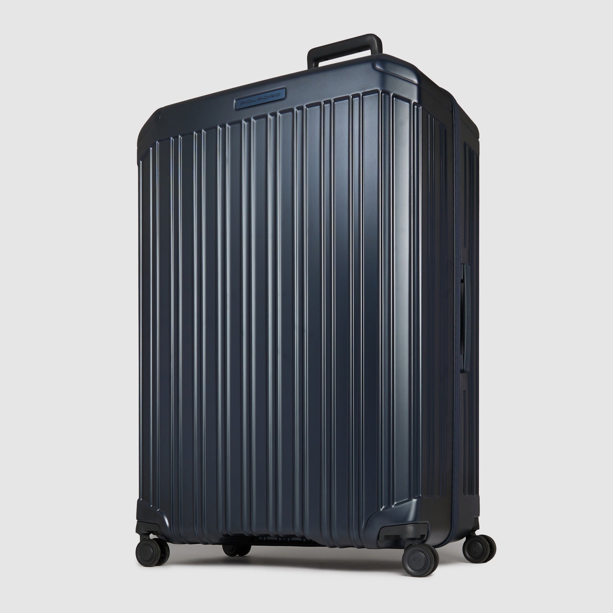 Koffer met 4 extra grote wielen PIQUADRO Blauw
