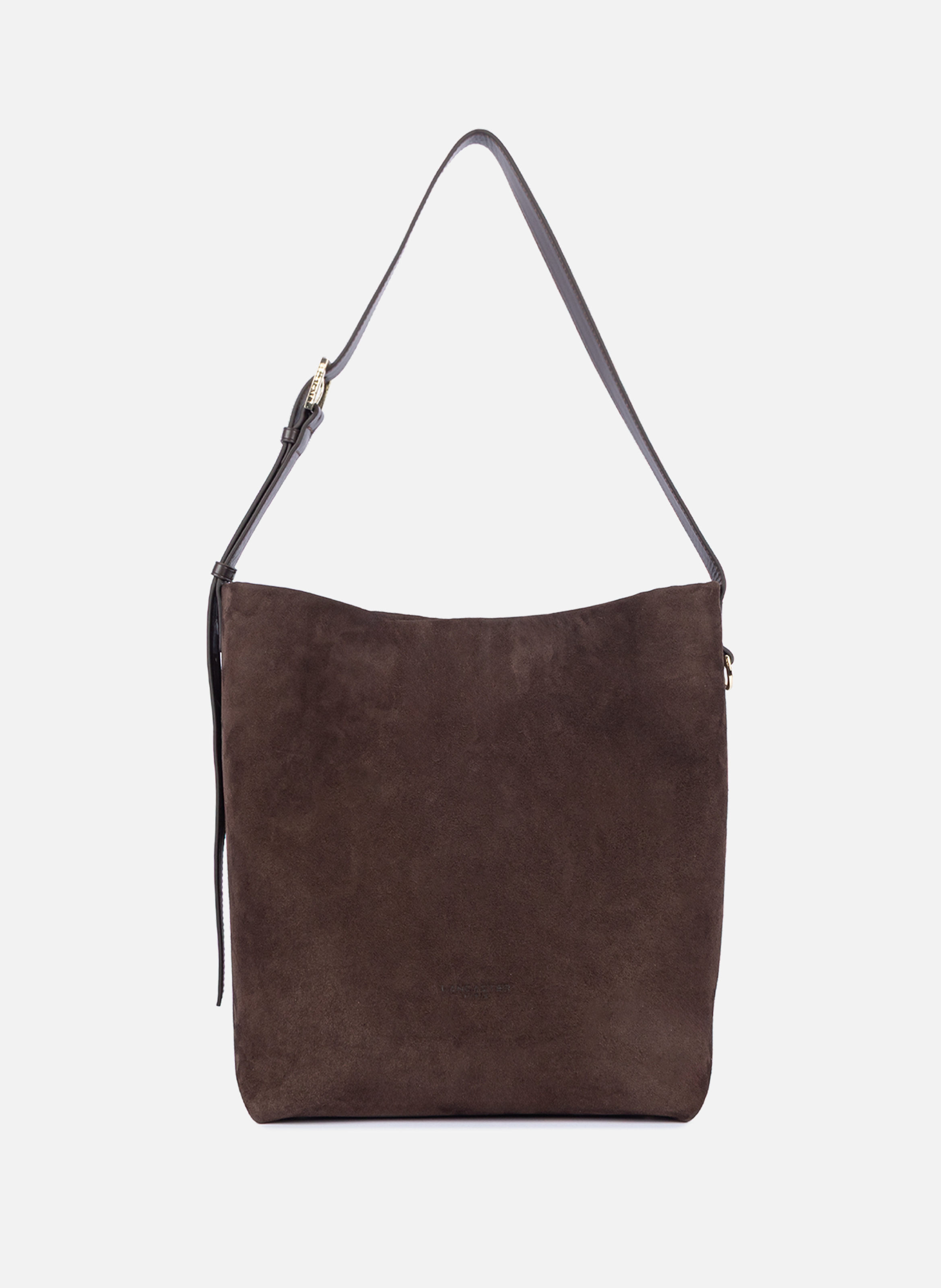 Grand sac seau - suède  Marron