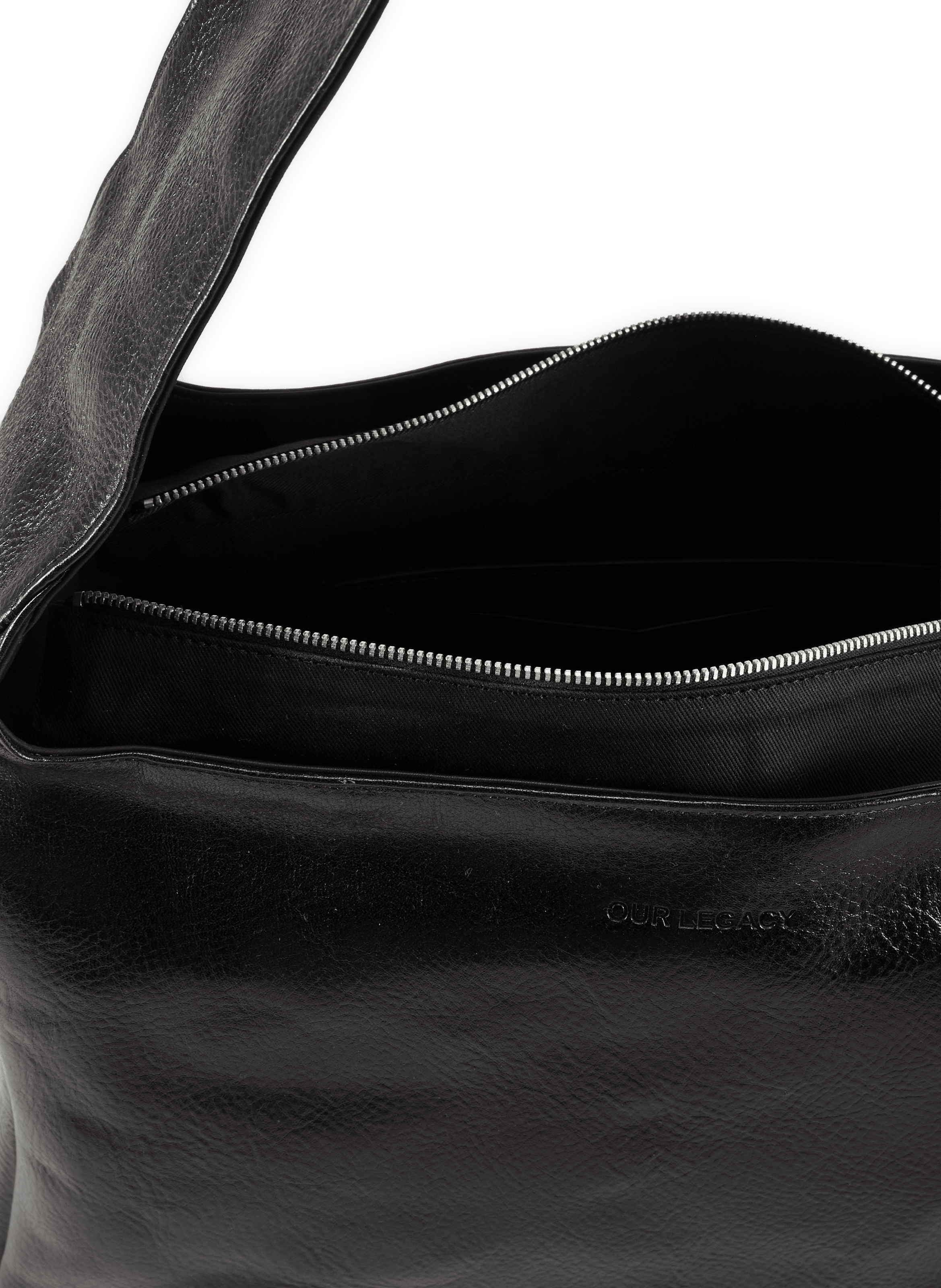 Leather shoulder bag OUR LEGACY Brown