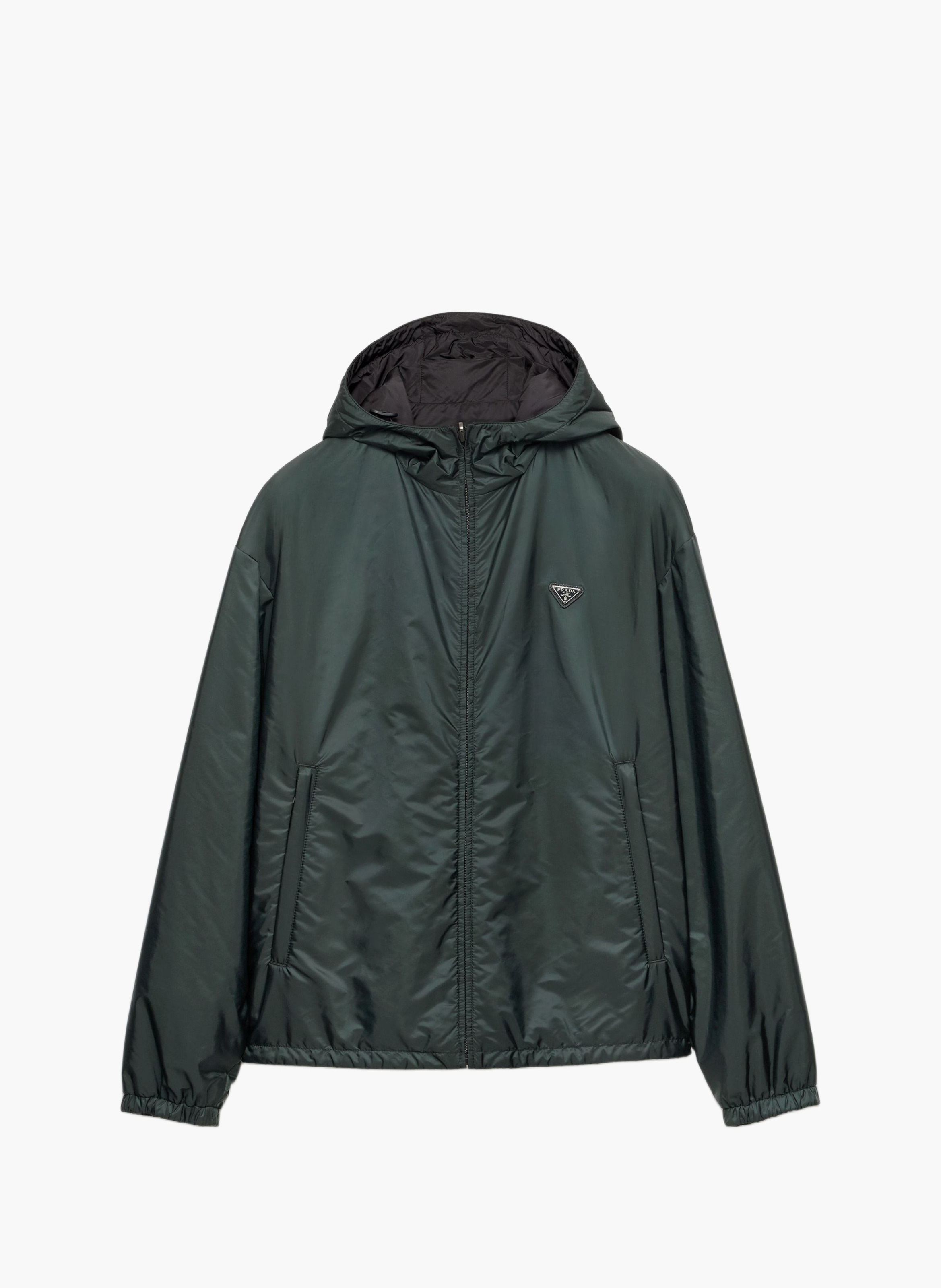 Veste réversible en re-nylon PRADA Vert