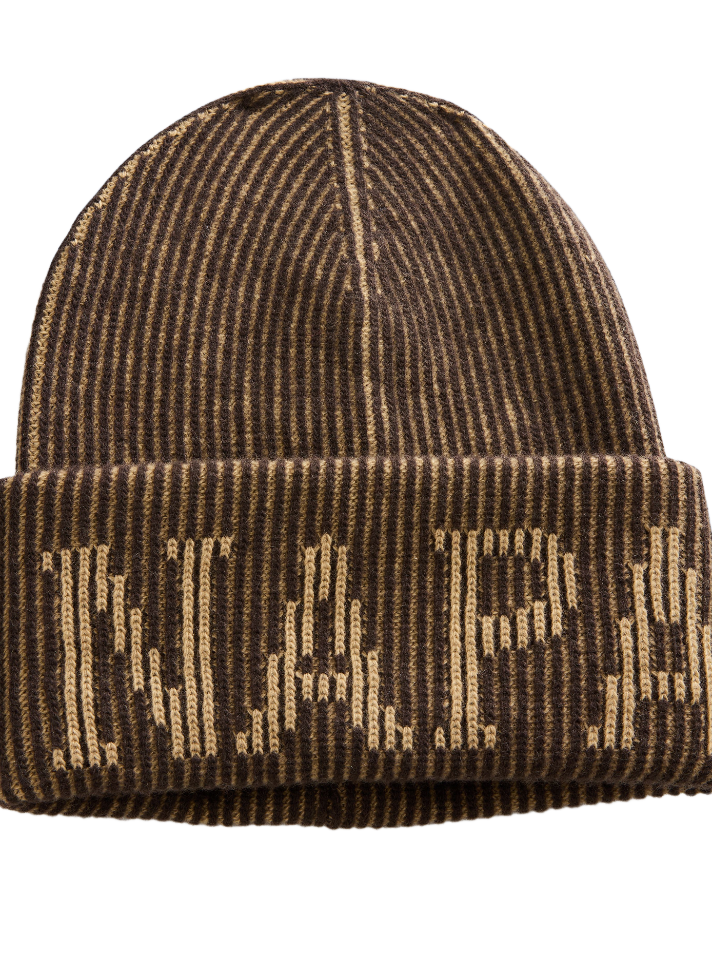 Bonnet à revers en laine NAPAPIJRI Marron