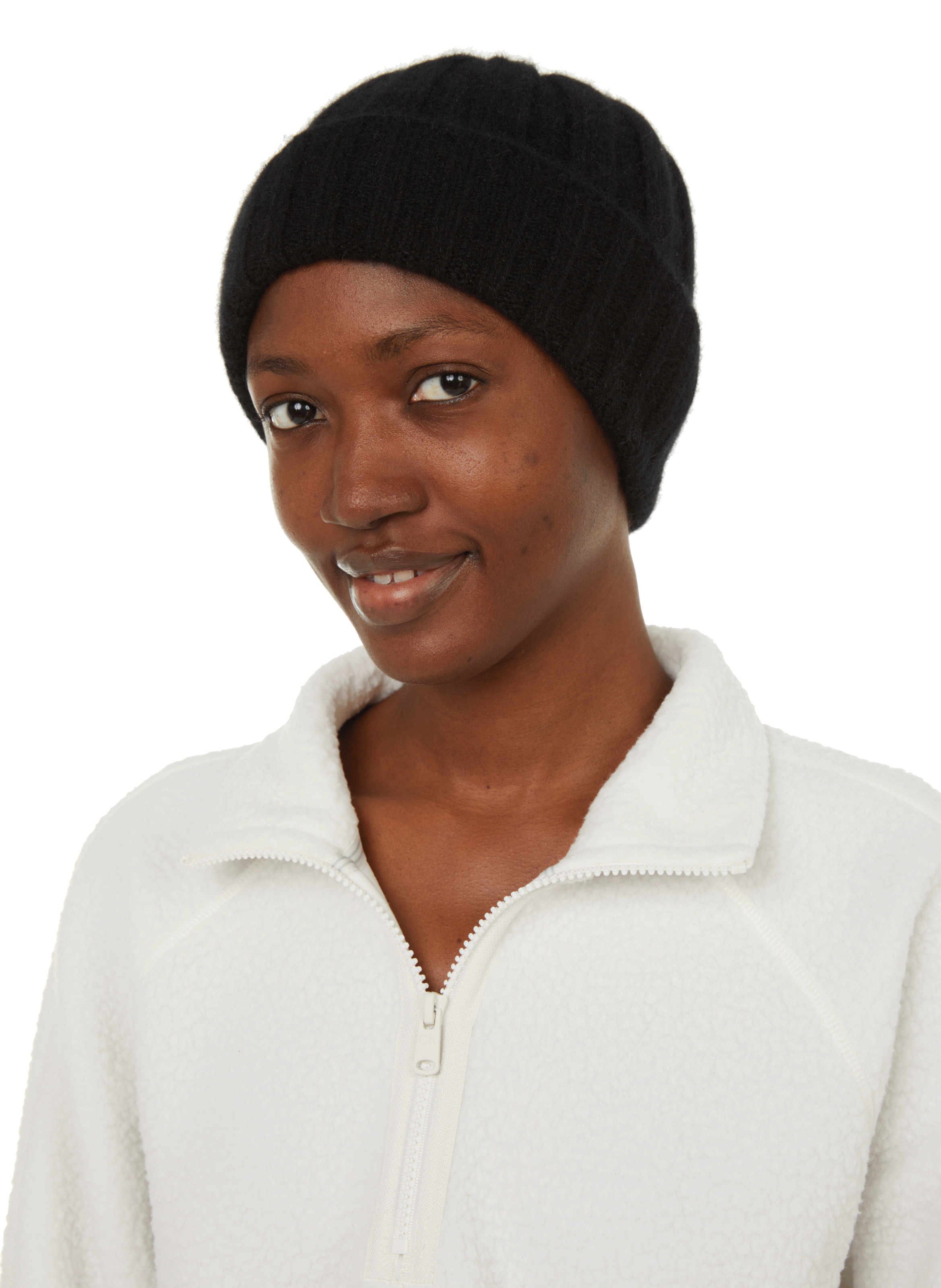 Bonnet en laine  MACKIE Noir