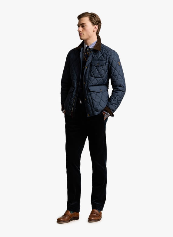 Straight corduroy trousers | Blue by POLO RALPH LAUREN Straight corduroy trousers Blue