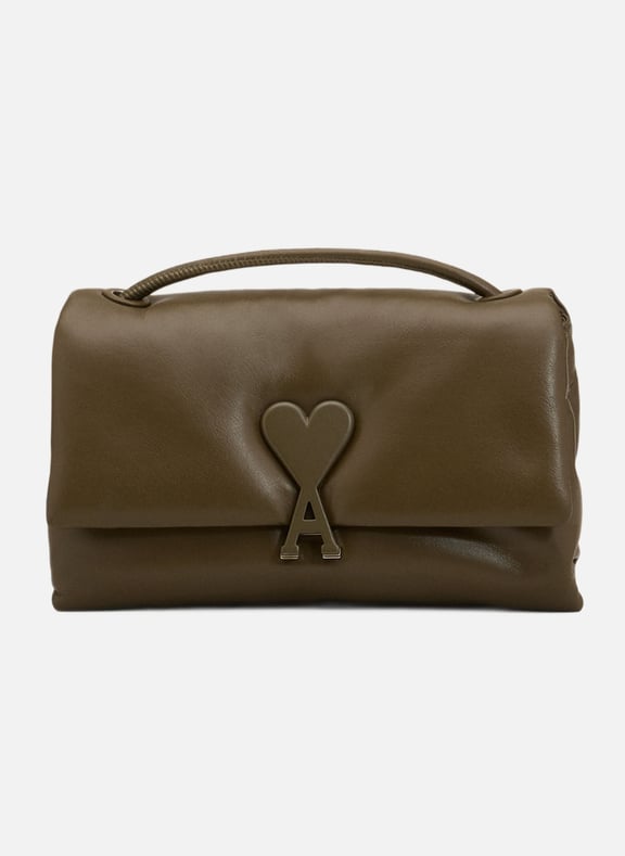Sac voulez-vous unisexe Vert by AMI PARIS AMI PARIS Sac voulez-vous unisexe Vert