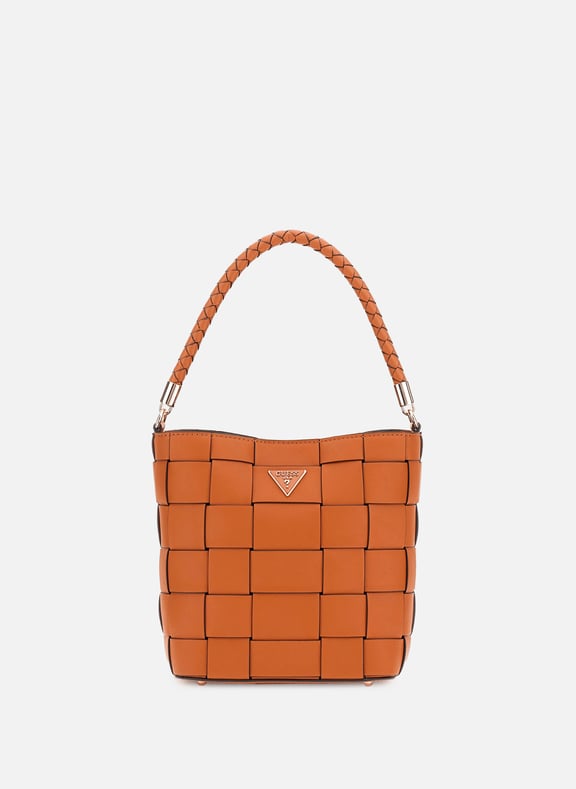 Braided handbag Brown by GUESS GUESS Braided handbag Brown