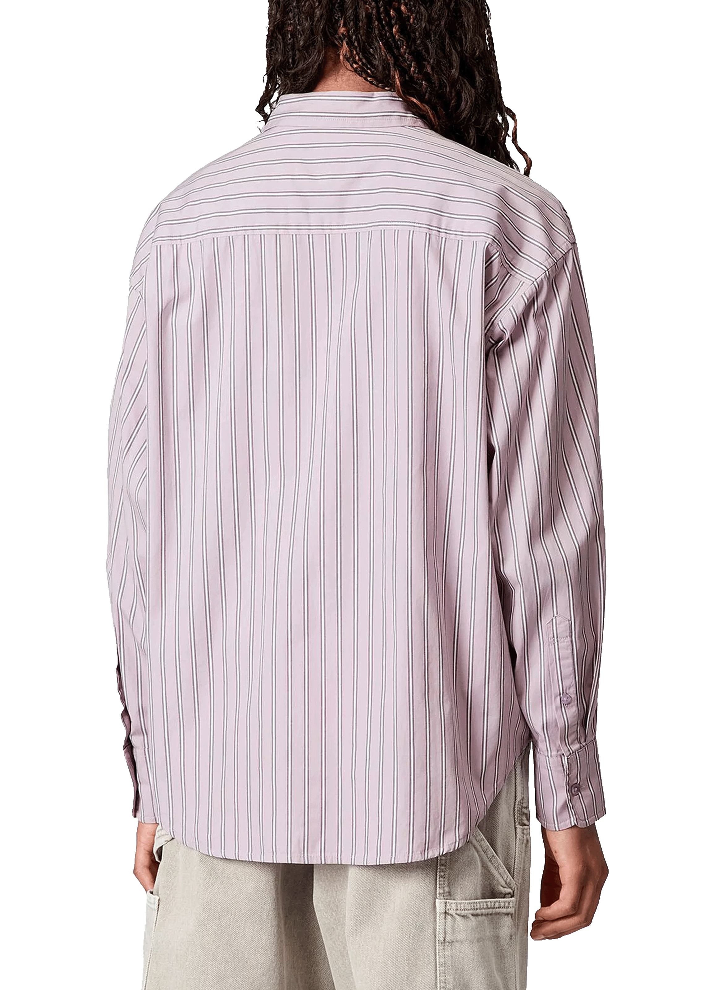 Striped shirt L/S Grimsby CARHARTT WIP Pink