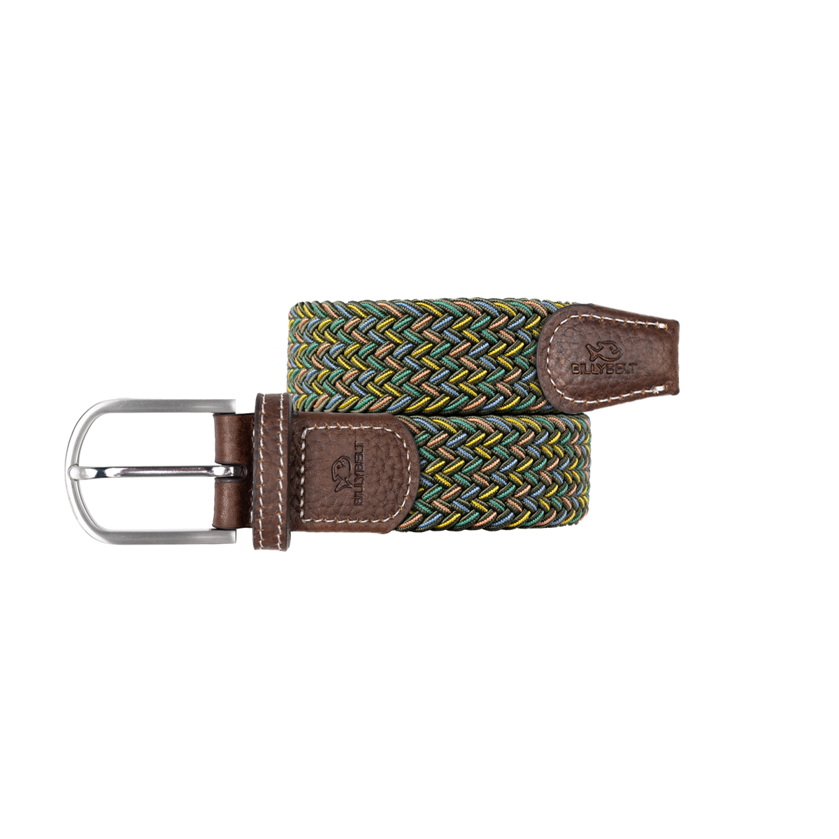 Ceinture tressée élastique multicolore BILLYBELT Multicolore