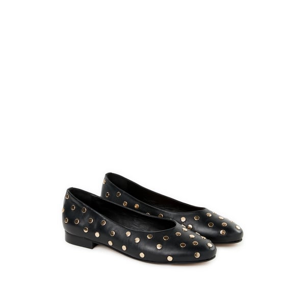 Ballerines Dandy cloutées en cuir