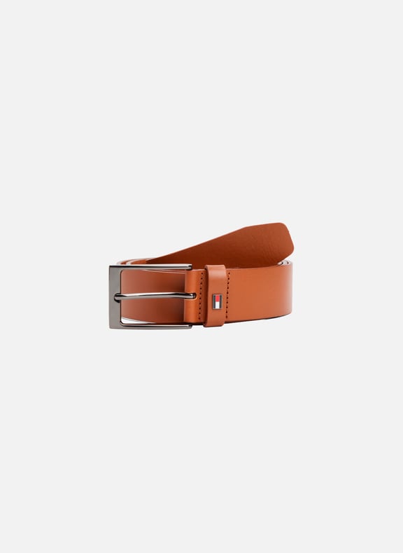 Ceinture en cuir de vache Marron by TOMMY HILFIGER TOMMY HILFIGER Ceinture en cuir de vache Marron