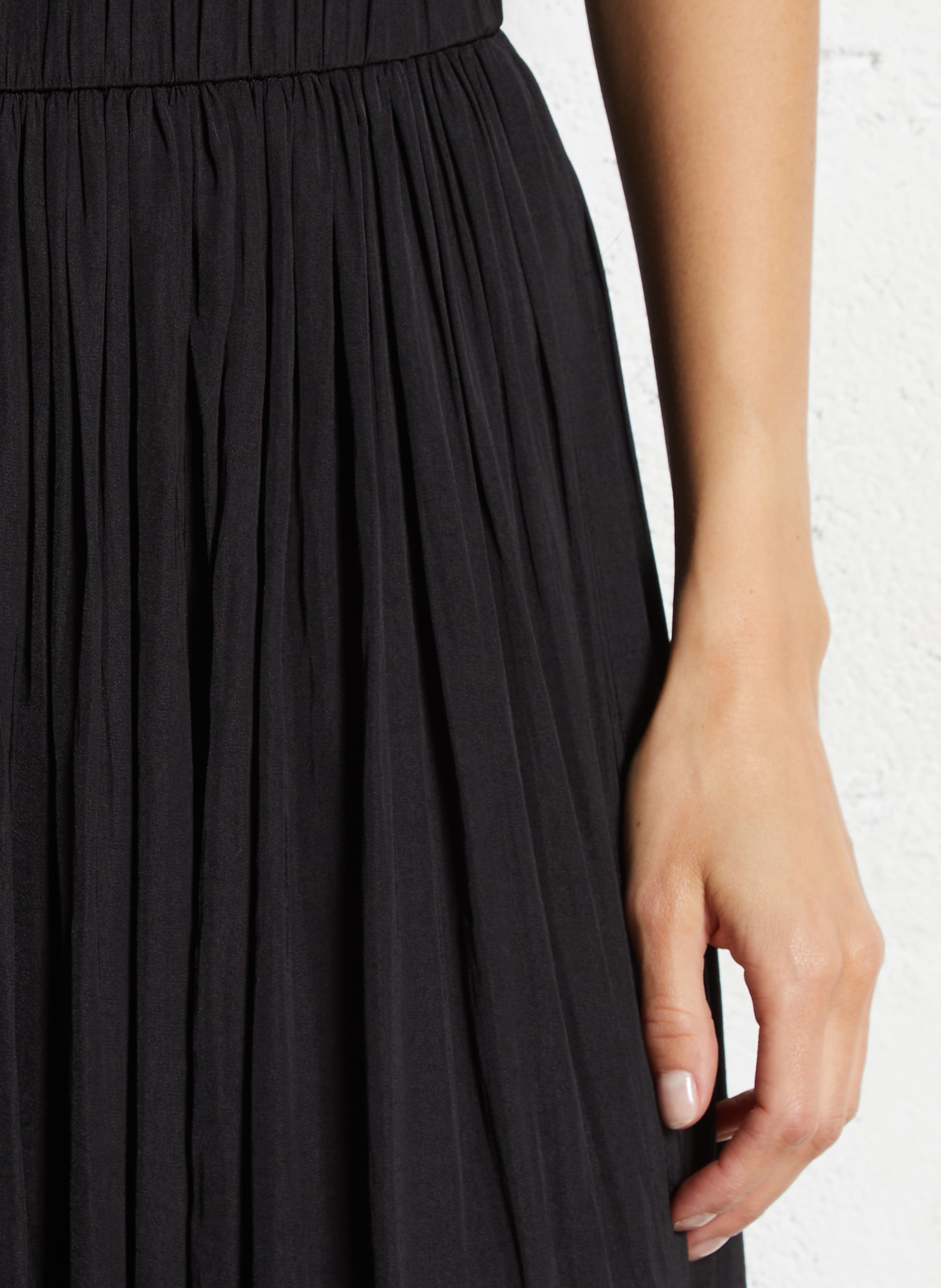 Jupe midi droite juliana MAISON 123 Noir