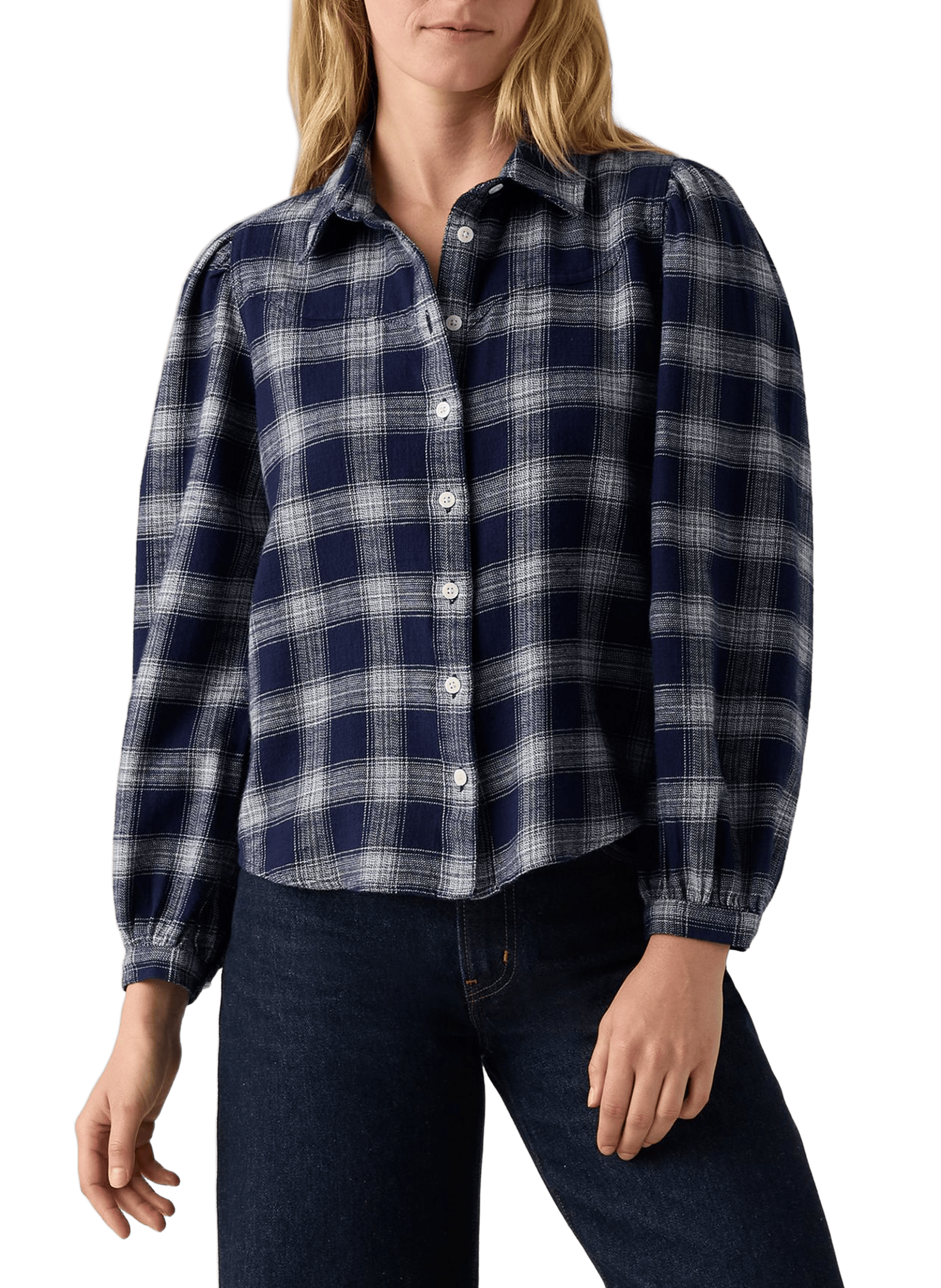 LEVI'S Chemise à carreaux en coton Bleu