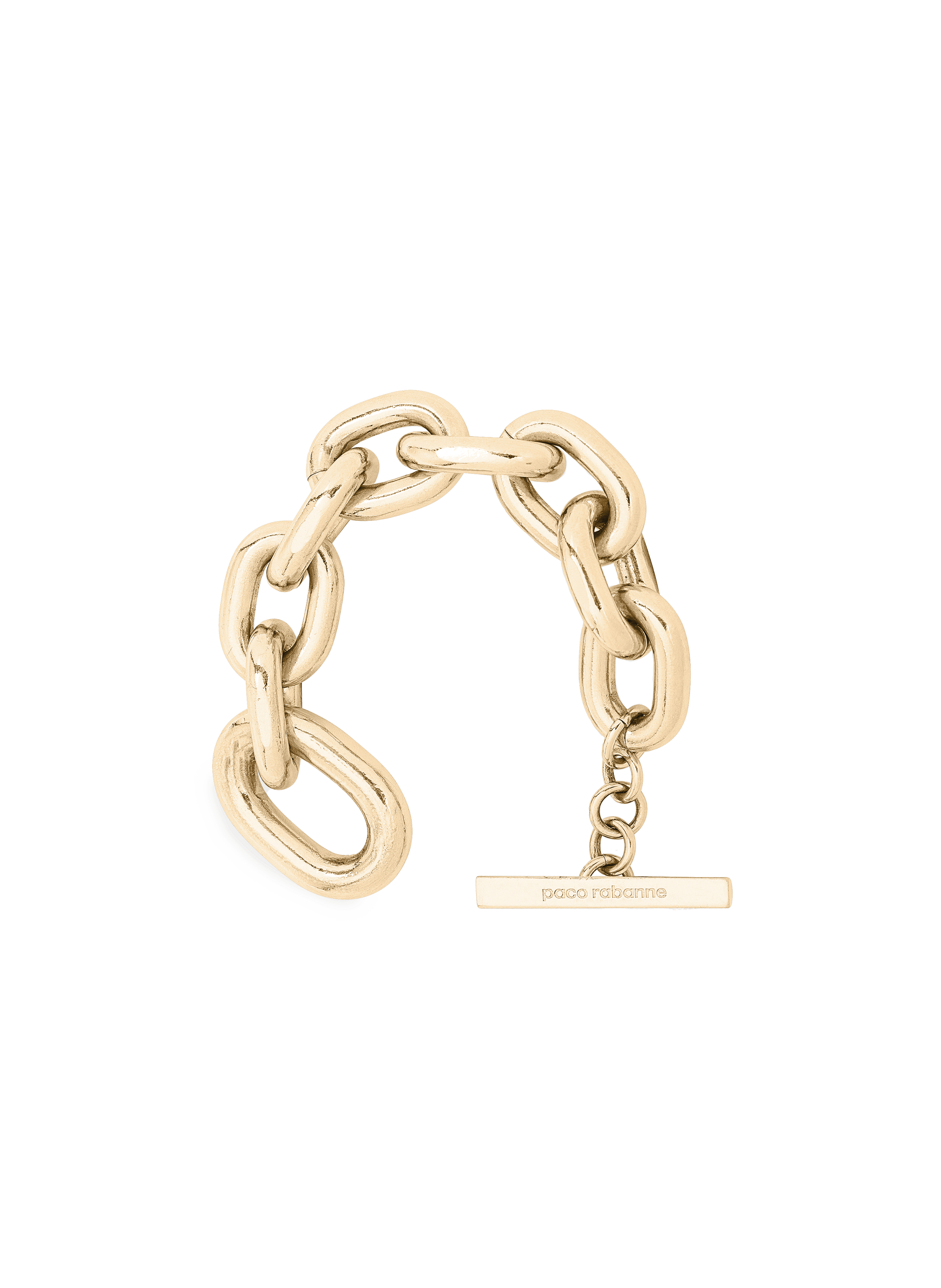 RABANNE Bracelet à larges maillons Doré