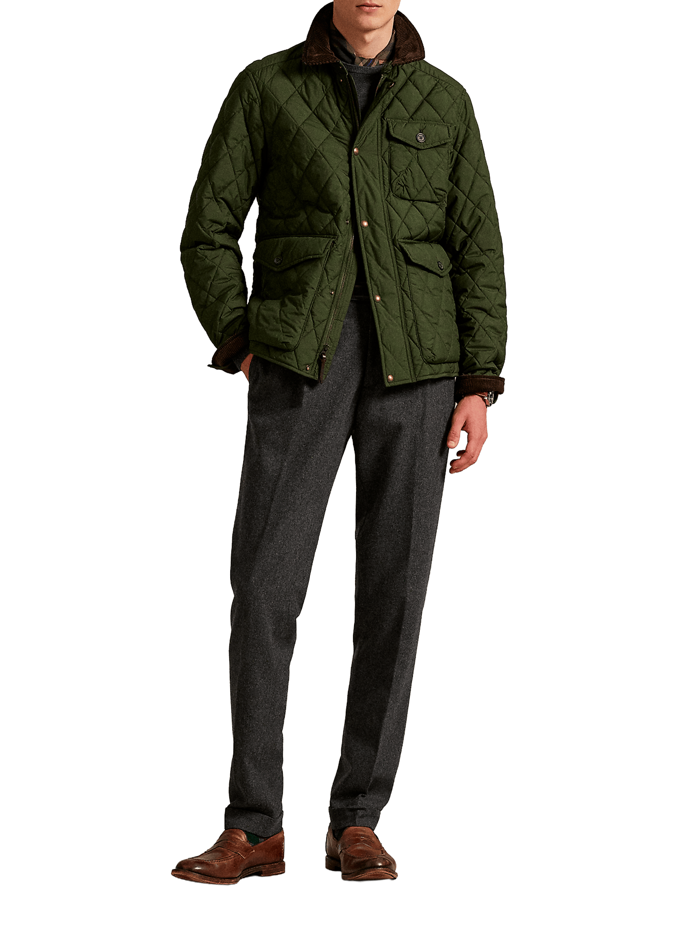 Barbour quilted jacket POLO RALPH LAUREN Khaki