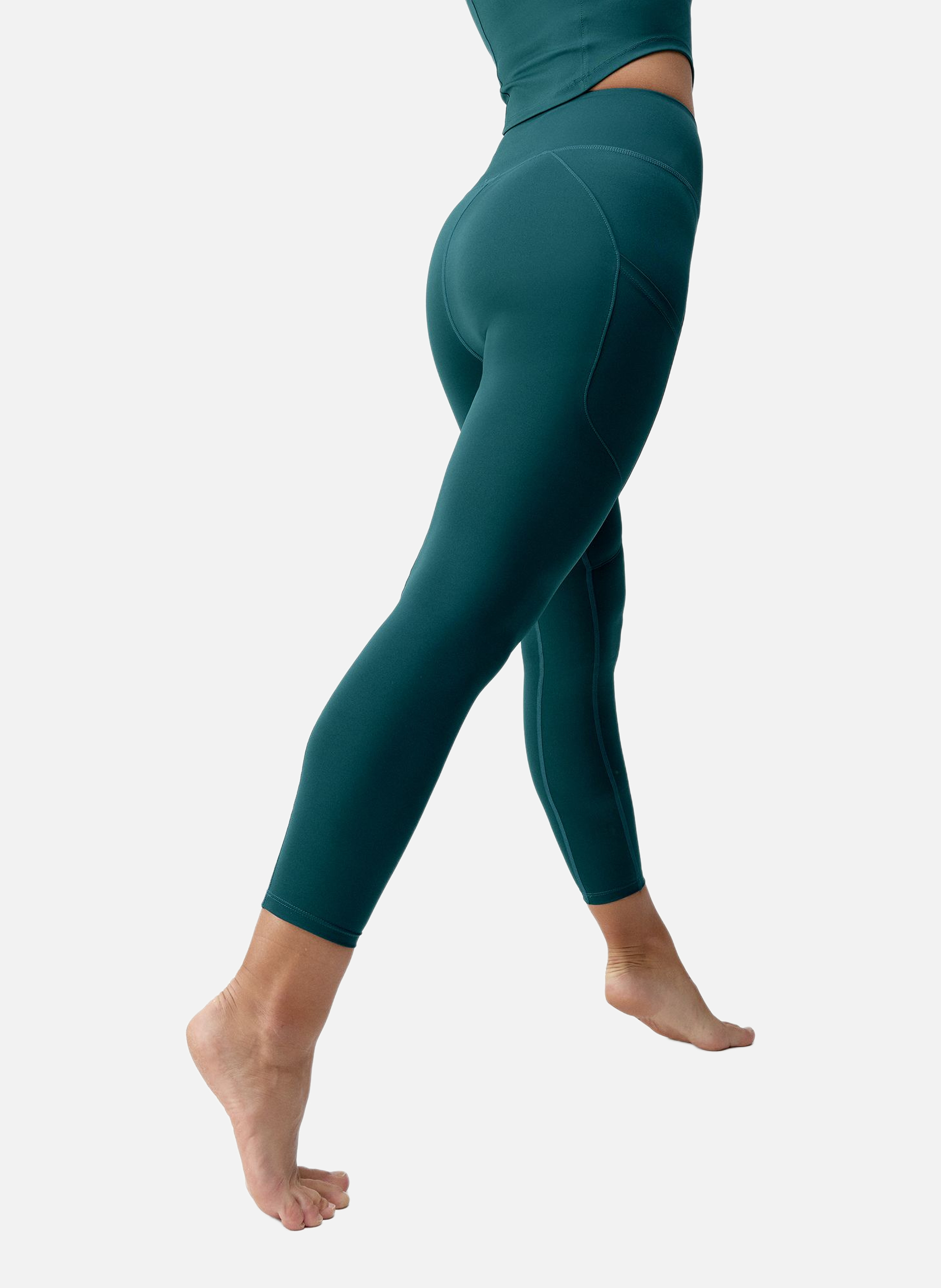 Legging de sport 7/8 performance godo BORN LIVING YOGA Vert