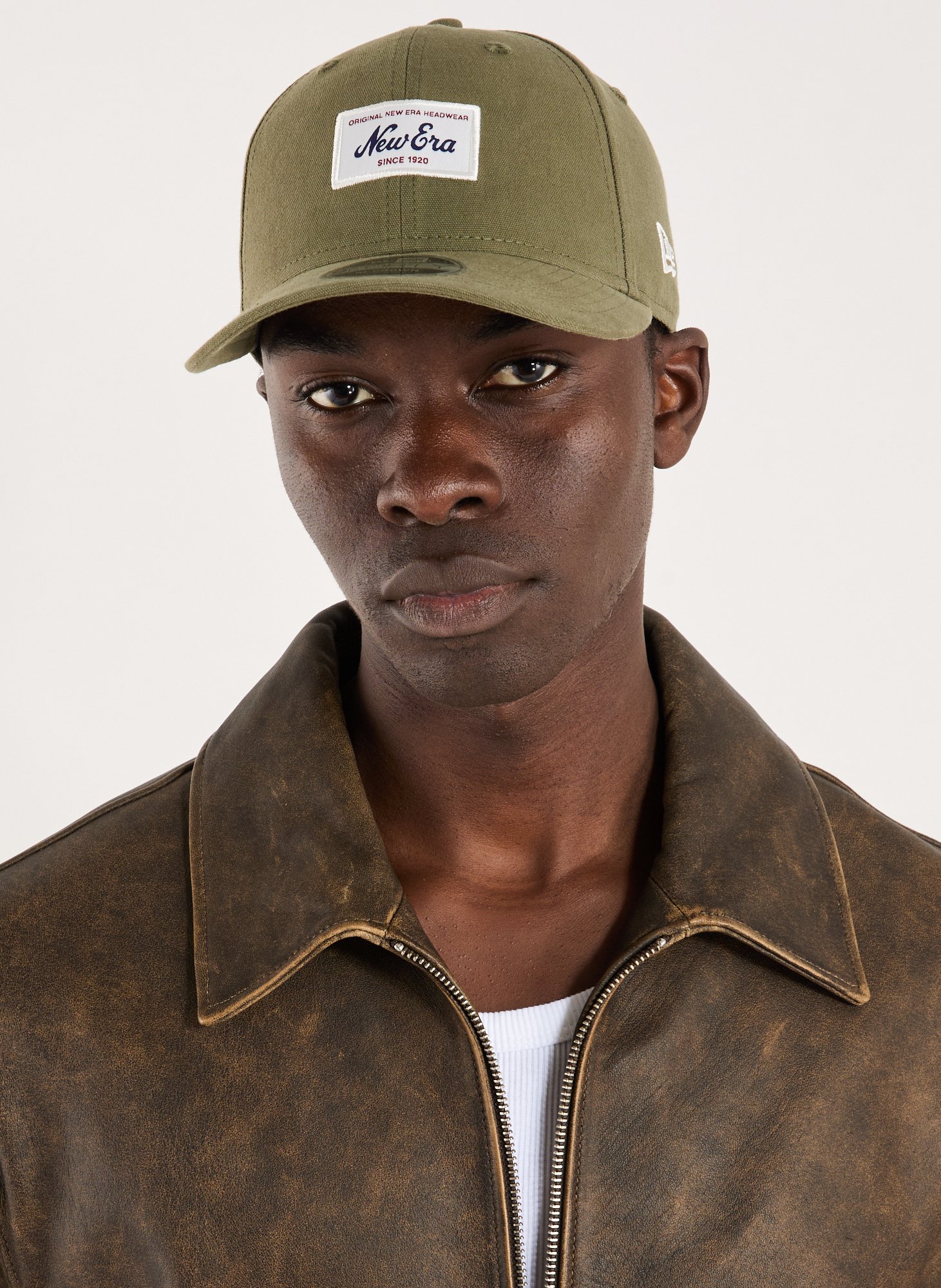 Casquette visière incurvée en coton NEW ERA Vert