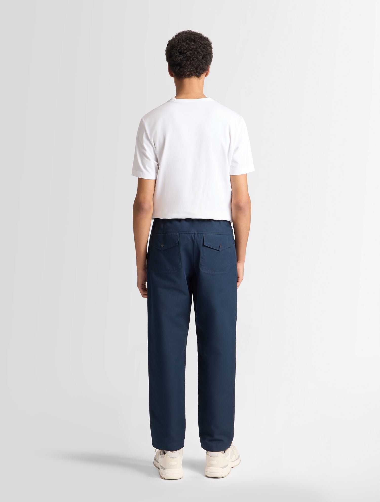 Pantalon laukol coton coupe regular FUSALP Bleu