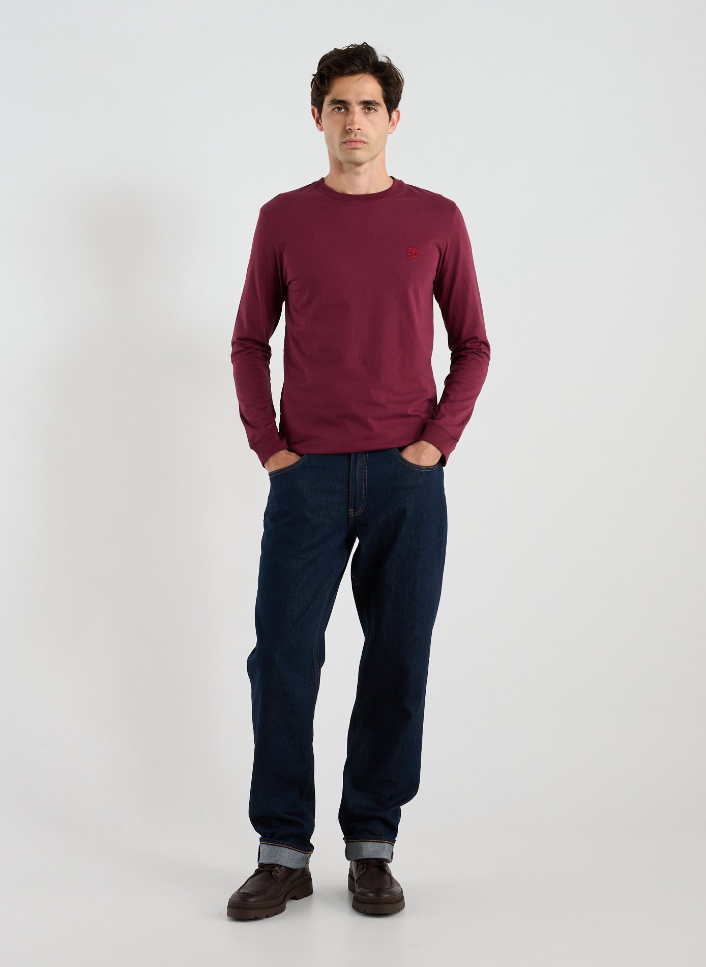Long sleeve T-shirt TIMBERLAND Red