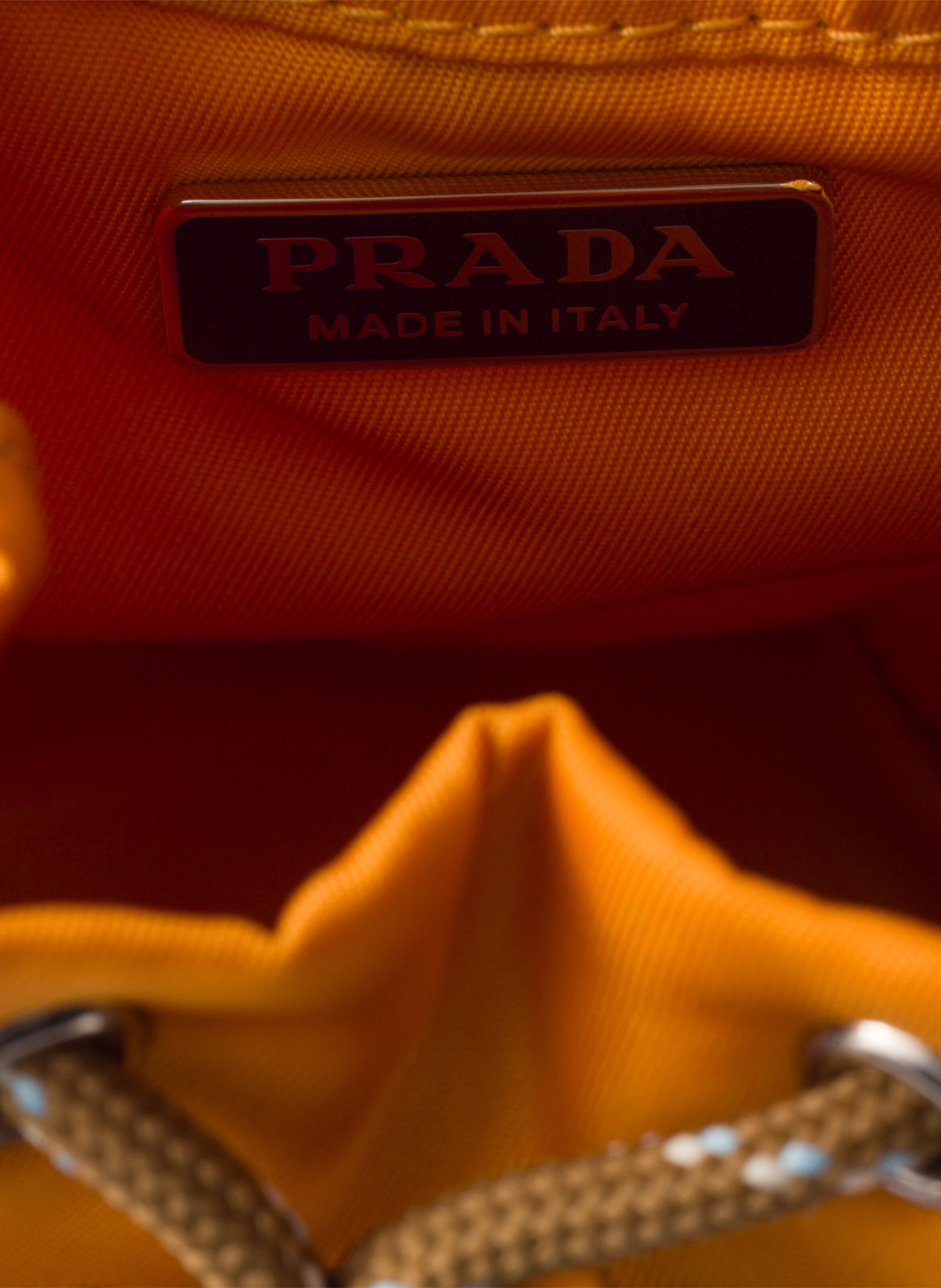 Charm porte-clés prada speedrock en re-nylon PRADA Orange