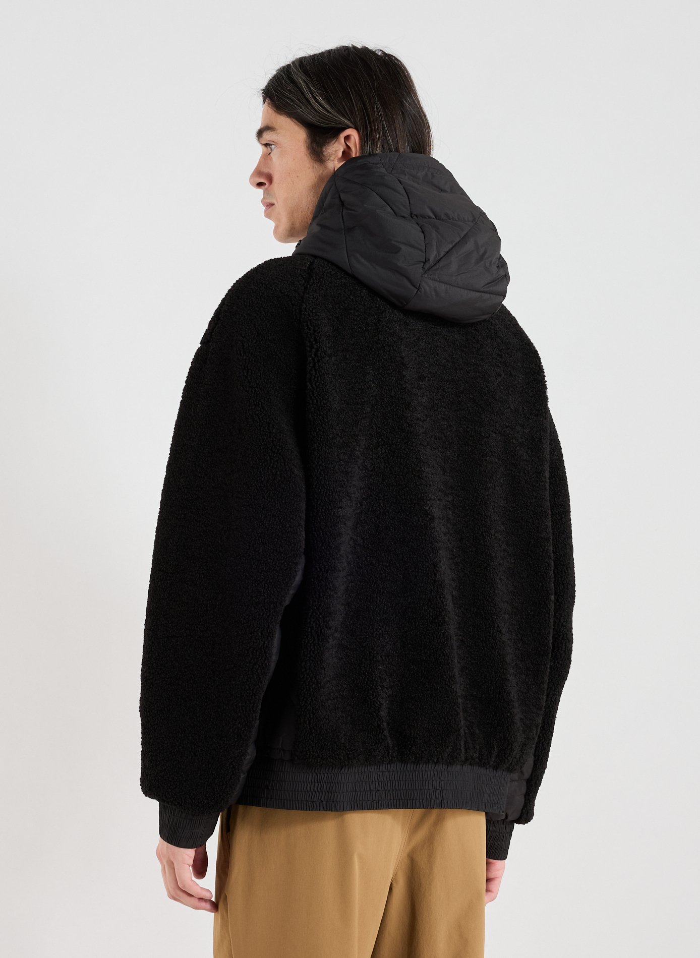 Oversized Hooded Parka KRAKATAU Black