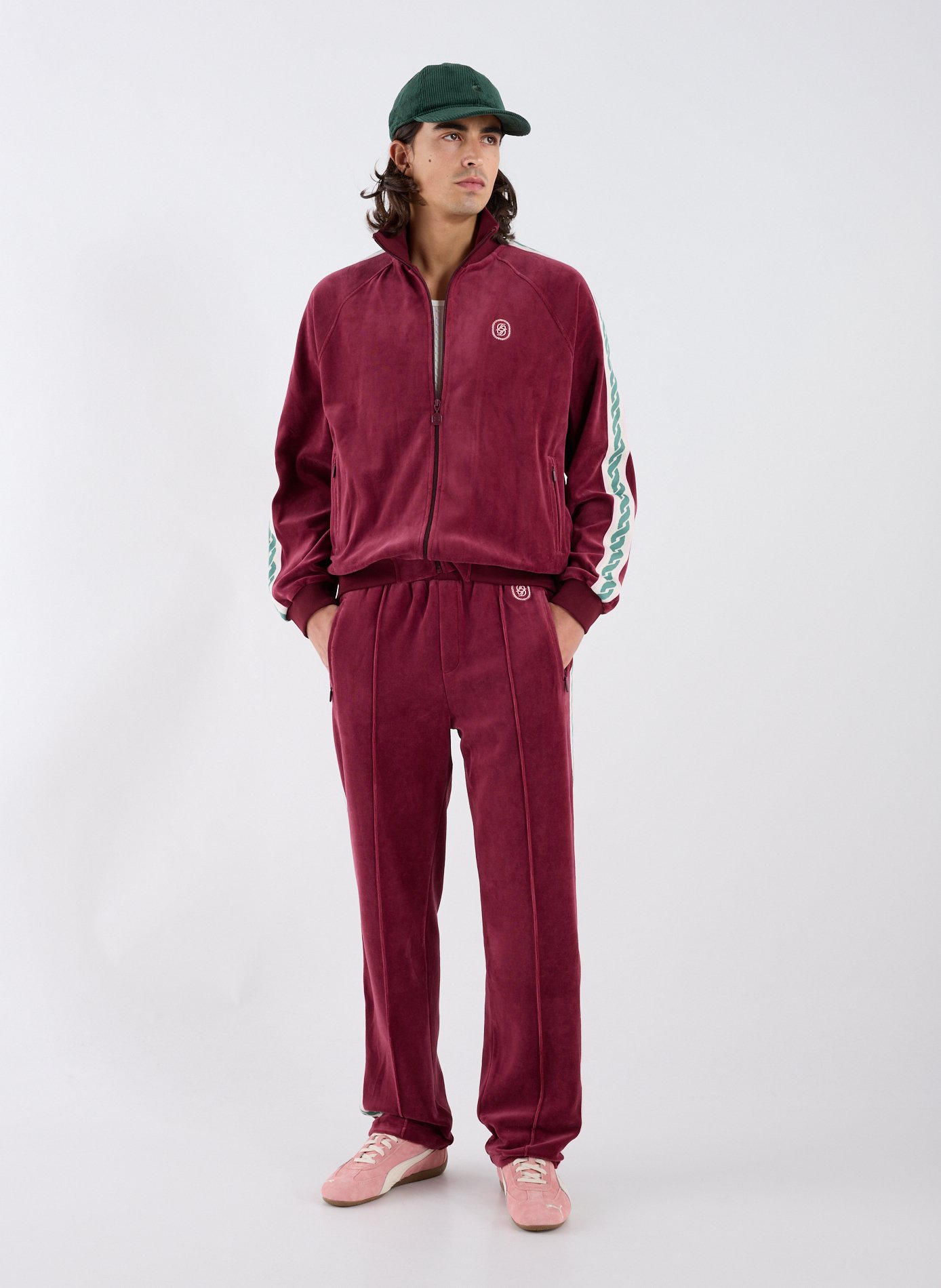 Casquette Harlem brodée en coton CARHARTT WIP Vert