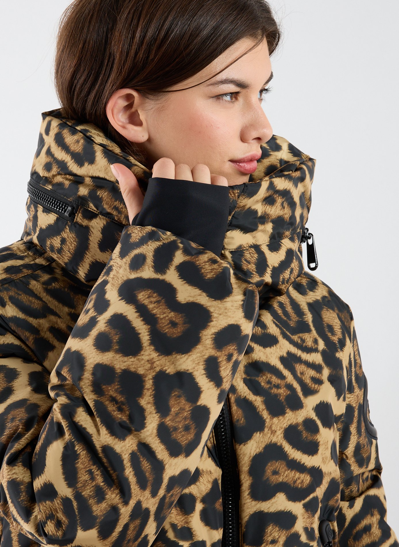 Doudoune à capuche amovible imprimée GOLDBERGH Multicolore