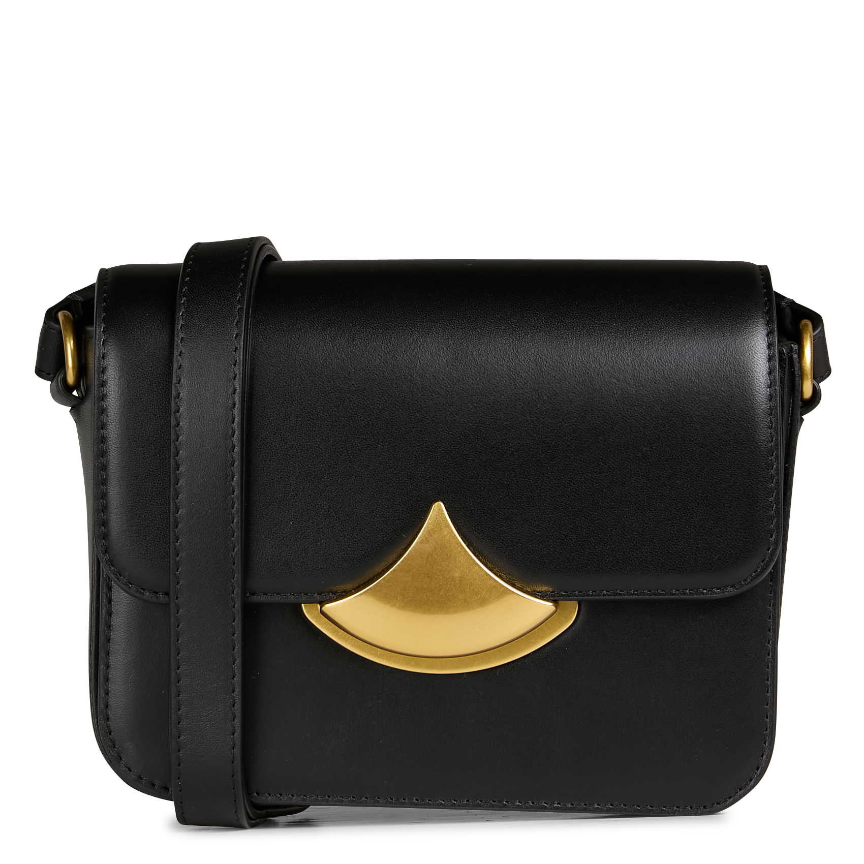 Sac bandoulière en cuir diviluz mimo SESSUN Noir