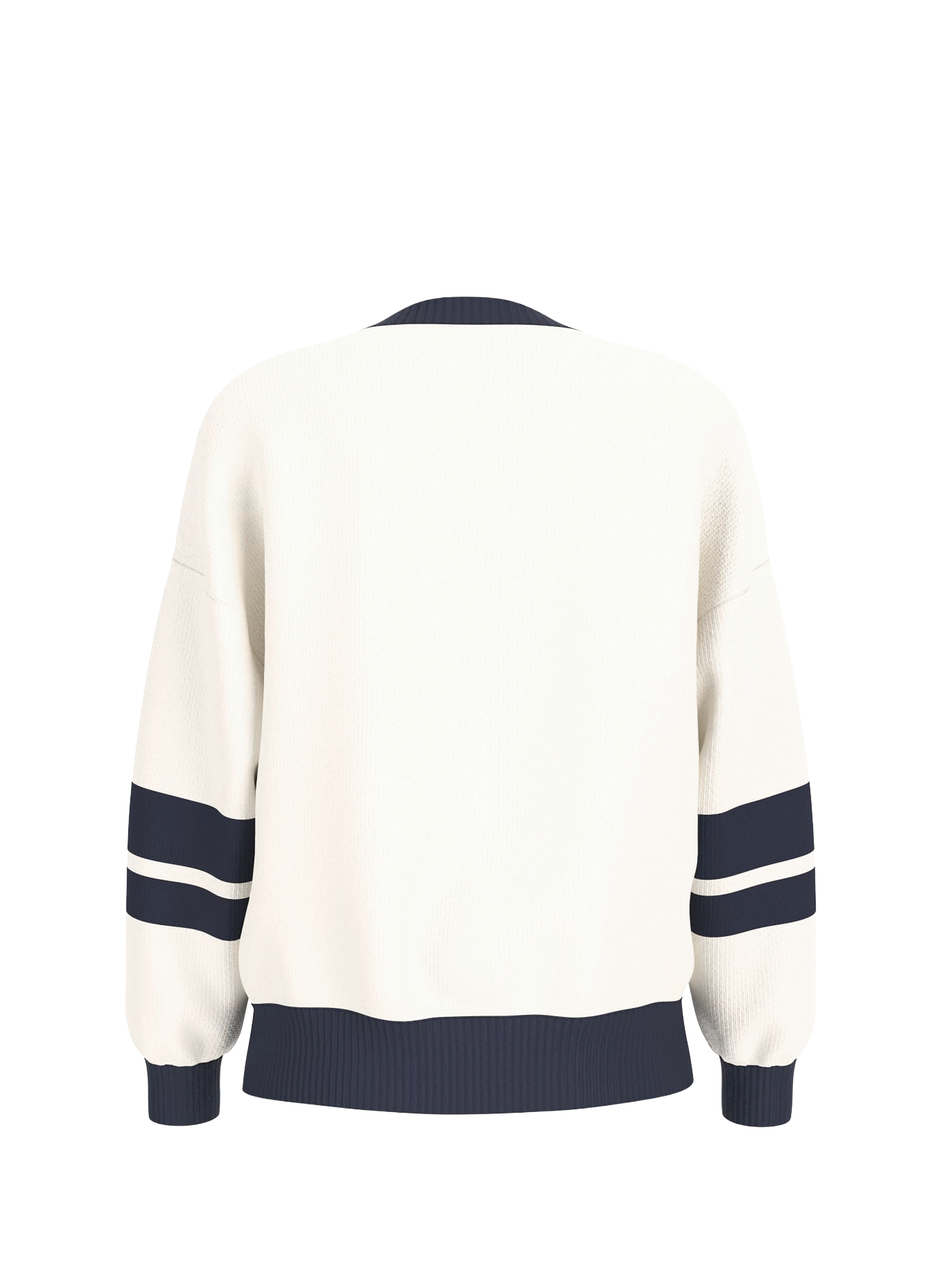 Pull droit en coton mélangé GUESS Beige