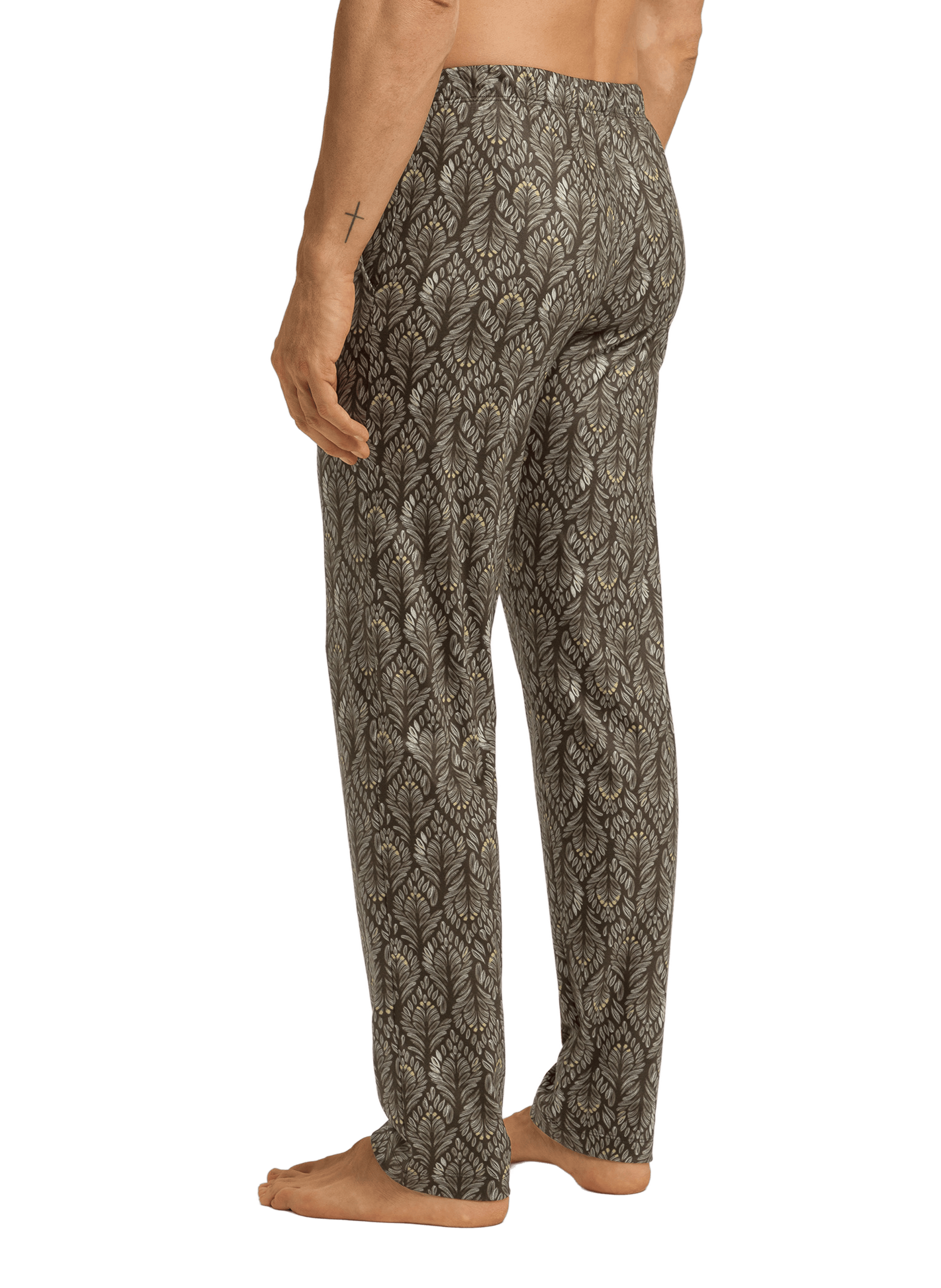 Patterned pajama pants HANRO Green