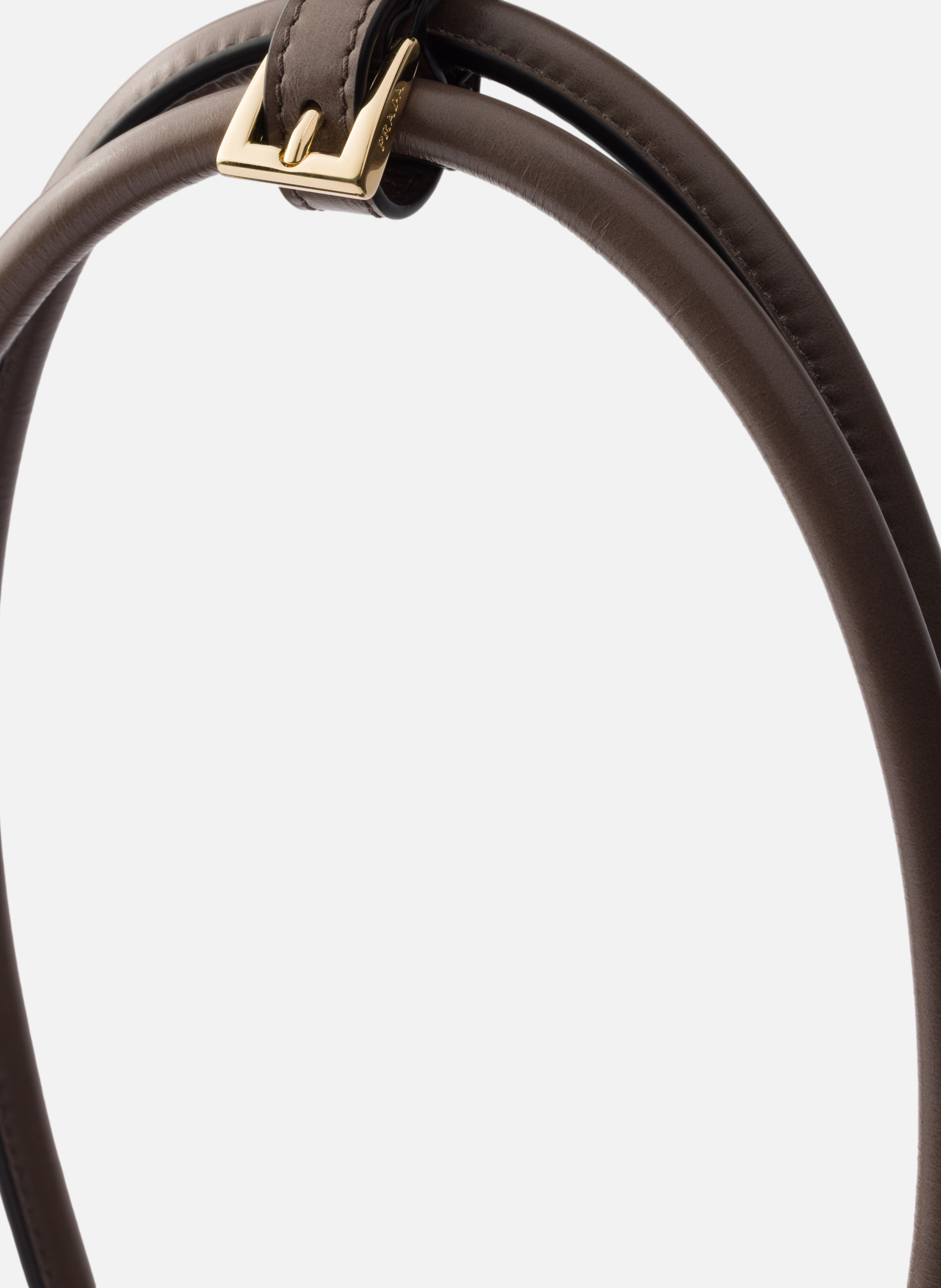 Sac à main prada bonnie en cuir PRADA Gris