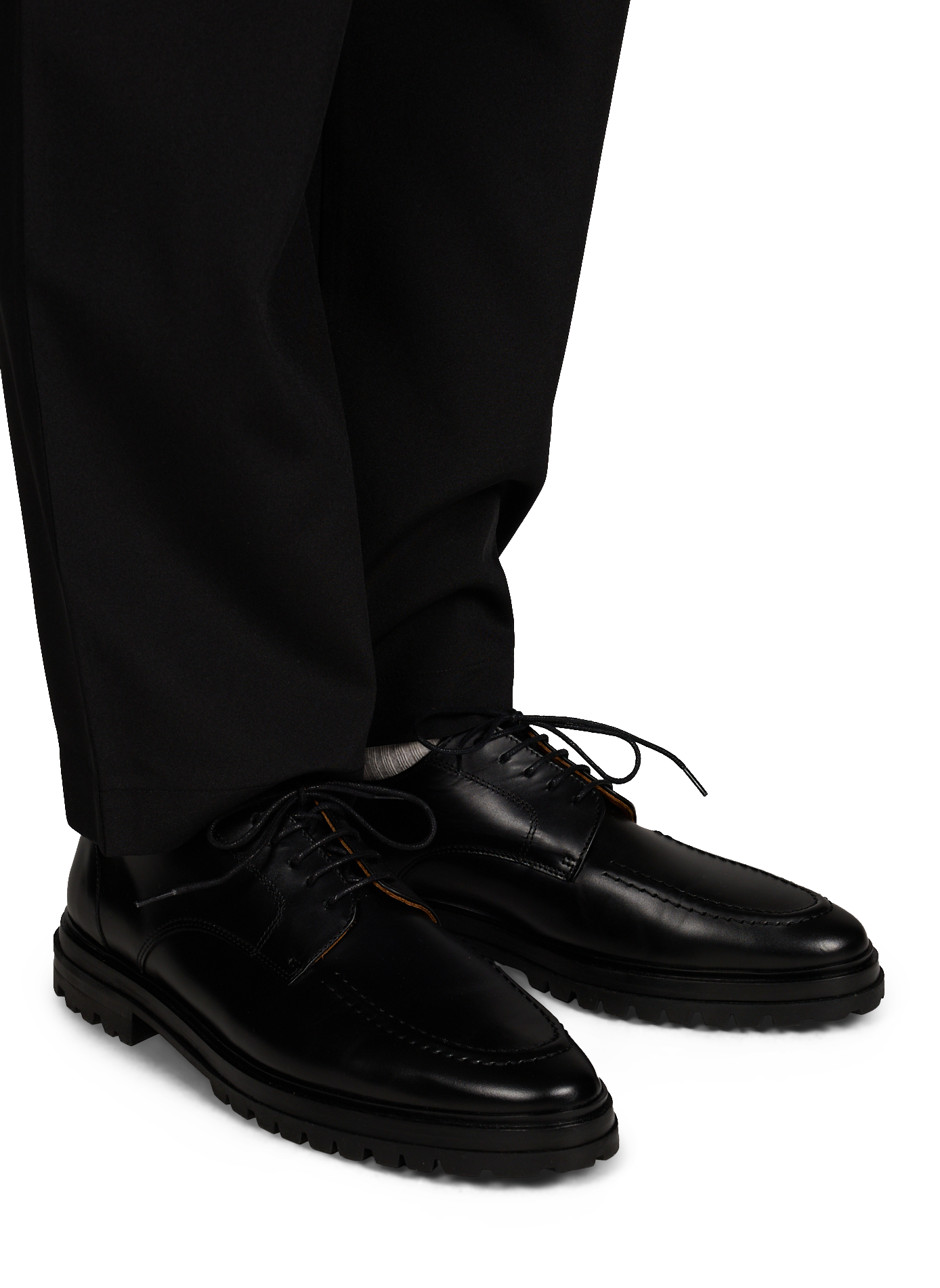 Derbies Niels en cuir mélangé BOBBIES Noir