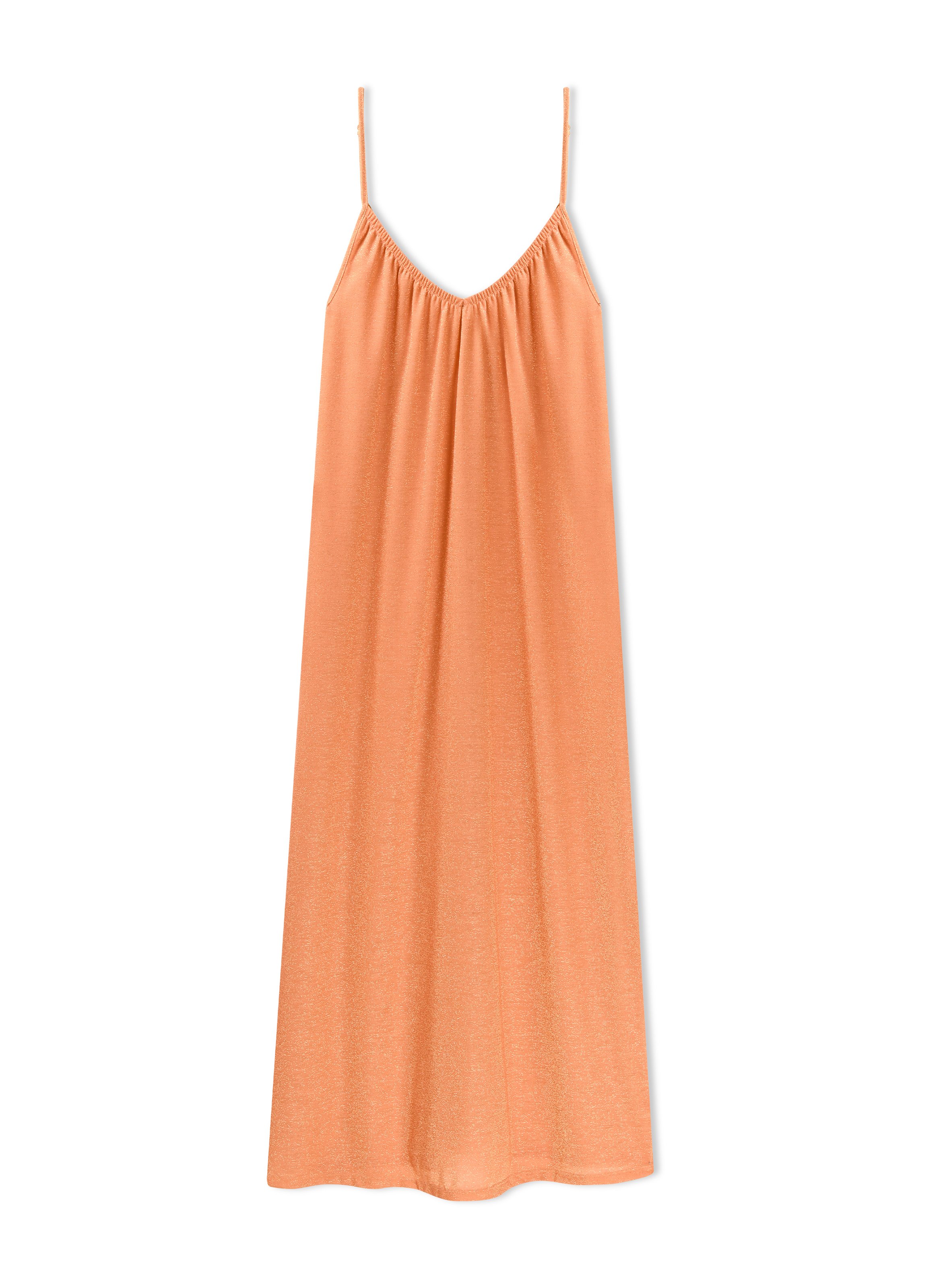 Robe en maille lurex coco 241 LE CHAT Orange