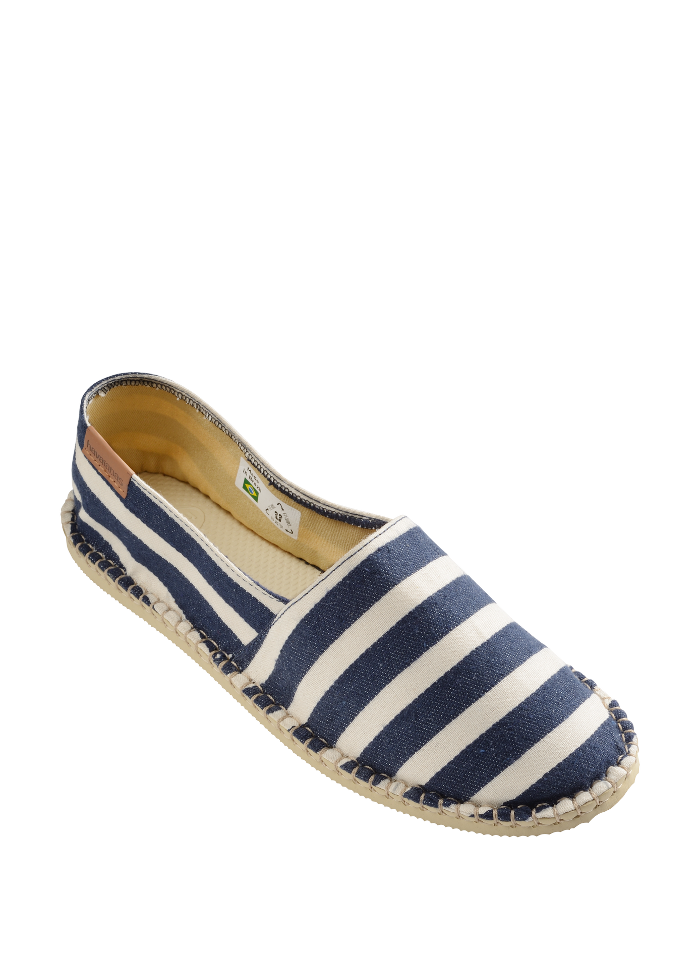 Espadrilles IV Print à rayures HAVAIANAS Bleu