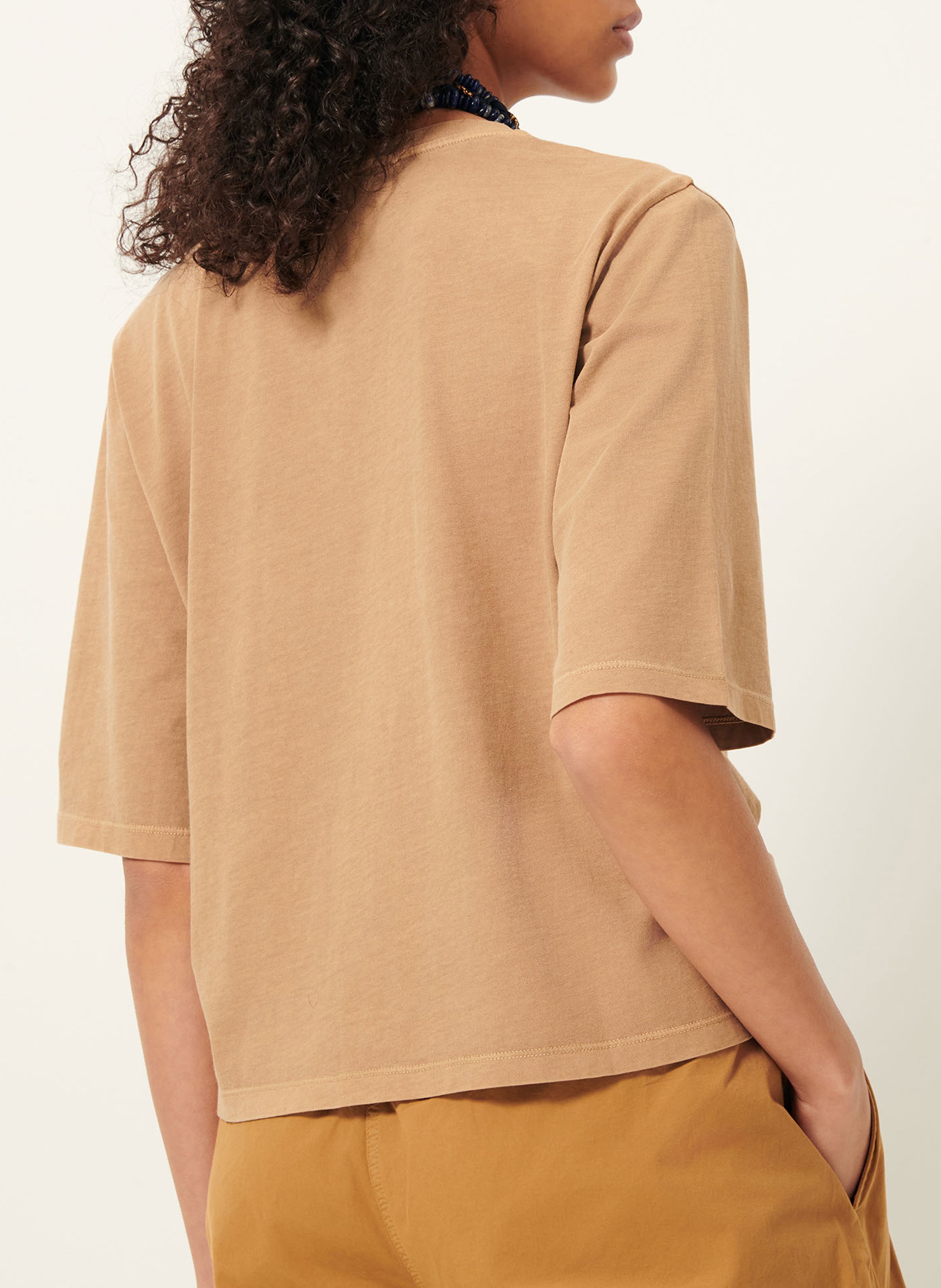 Tee-shirt oversize en coton sergio SESSUN Beige