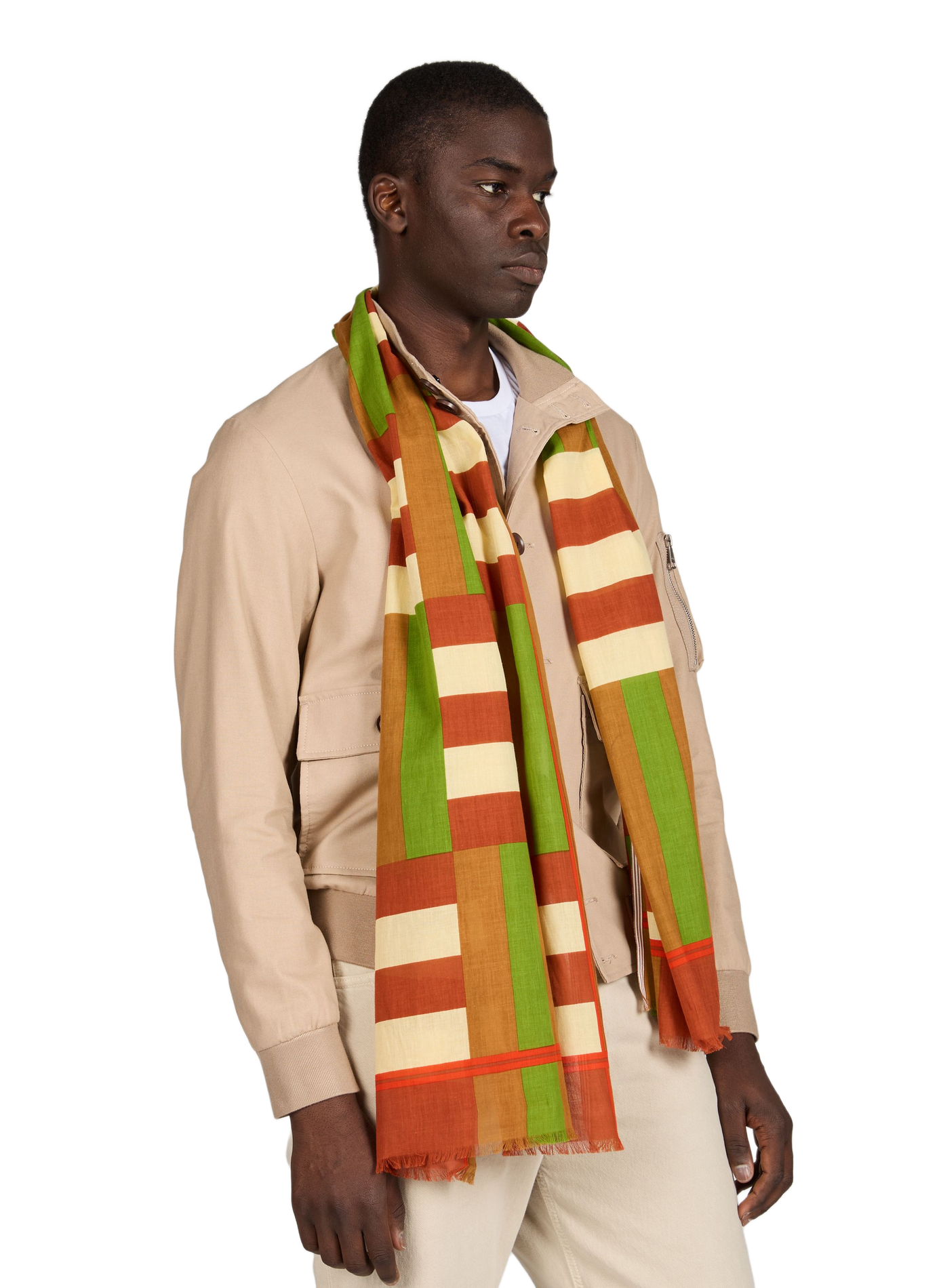 Cotton Scarf MOISMONT Green