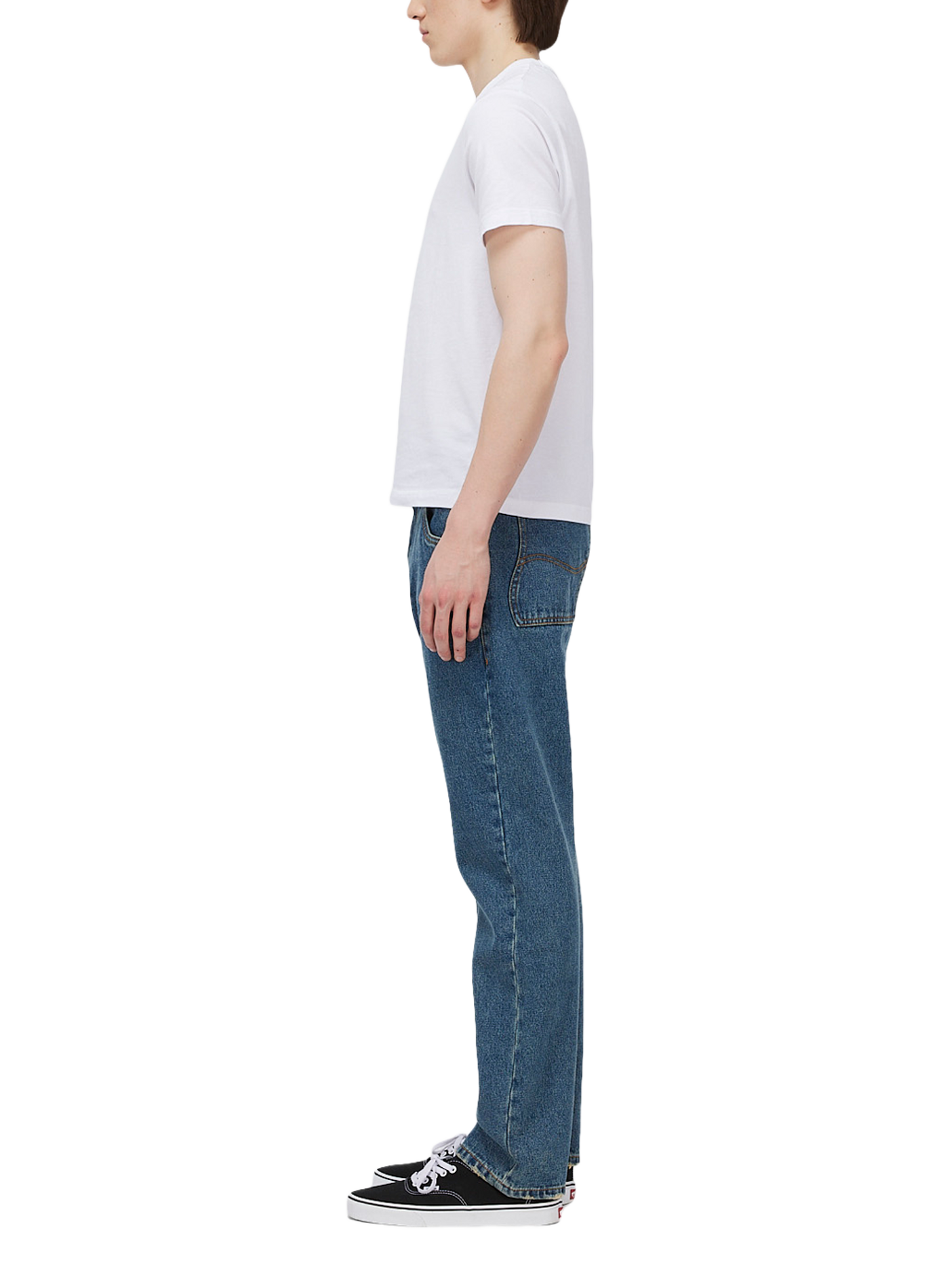 Wide-leg cotton jeans DIME Blue