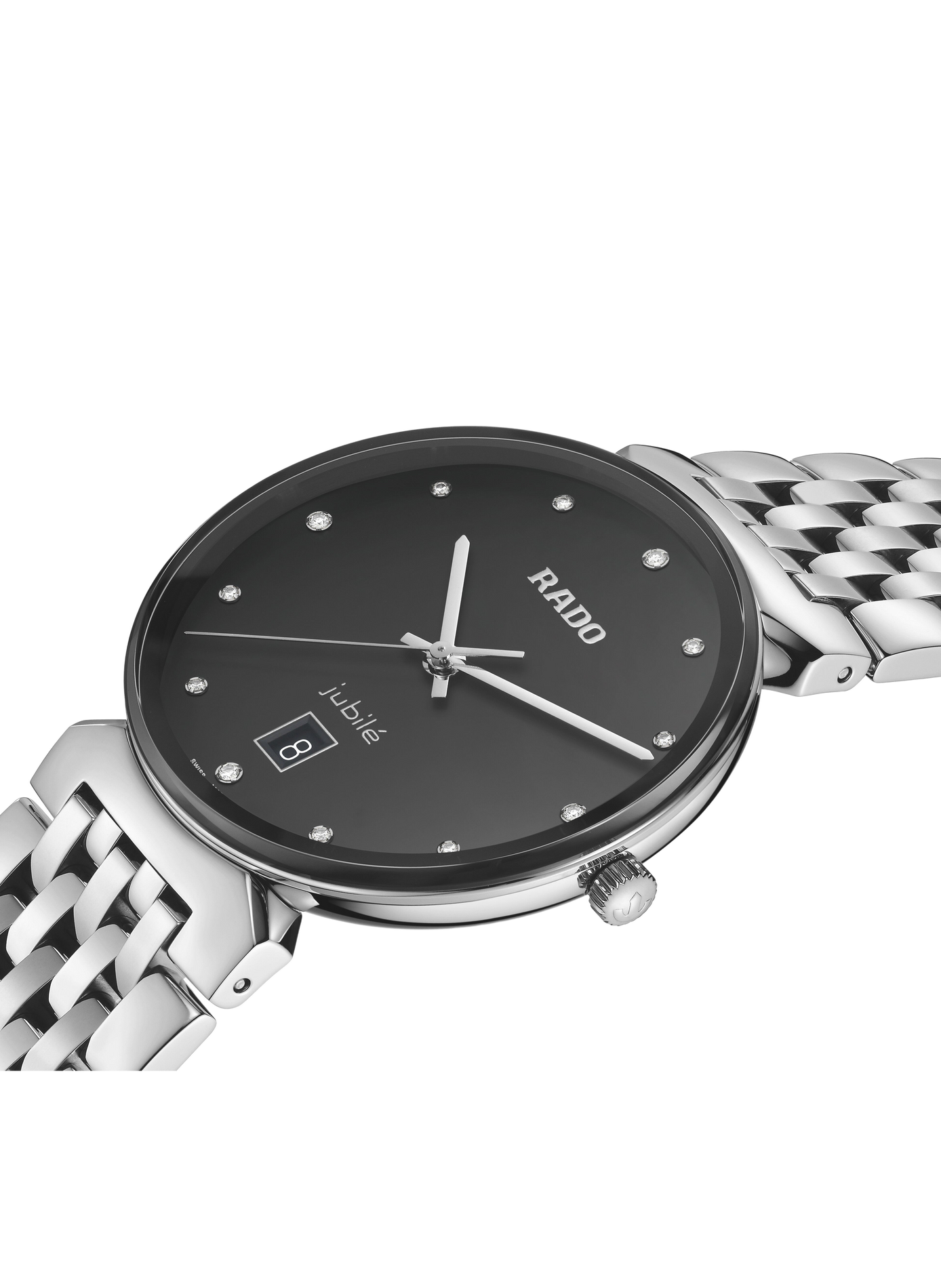 Montre automatique Florence Classic en acier inoxydable RADO Noir
