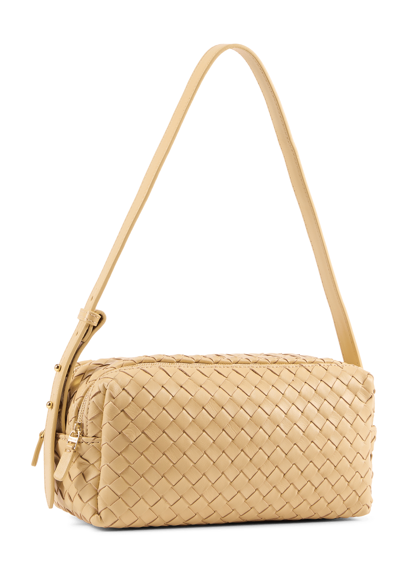 Leder-Schultertasche | Gelb ELLEME Damen