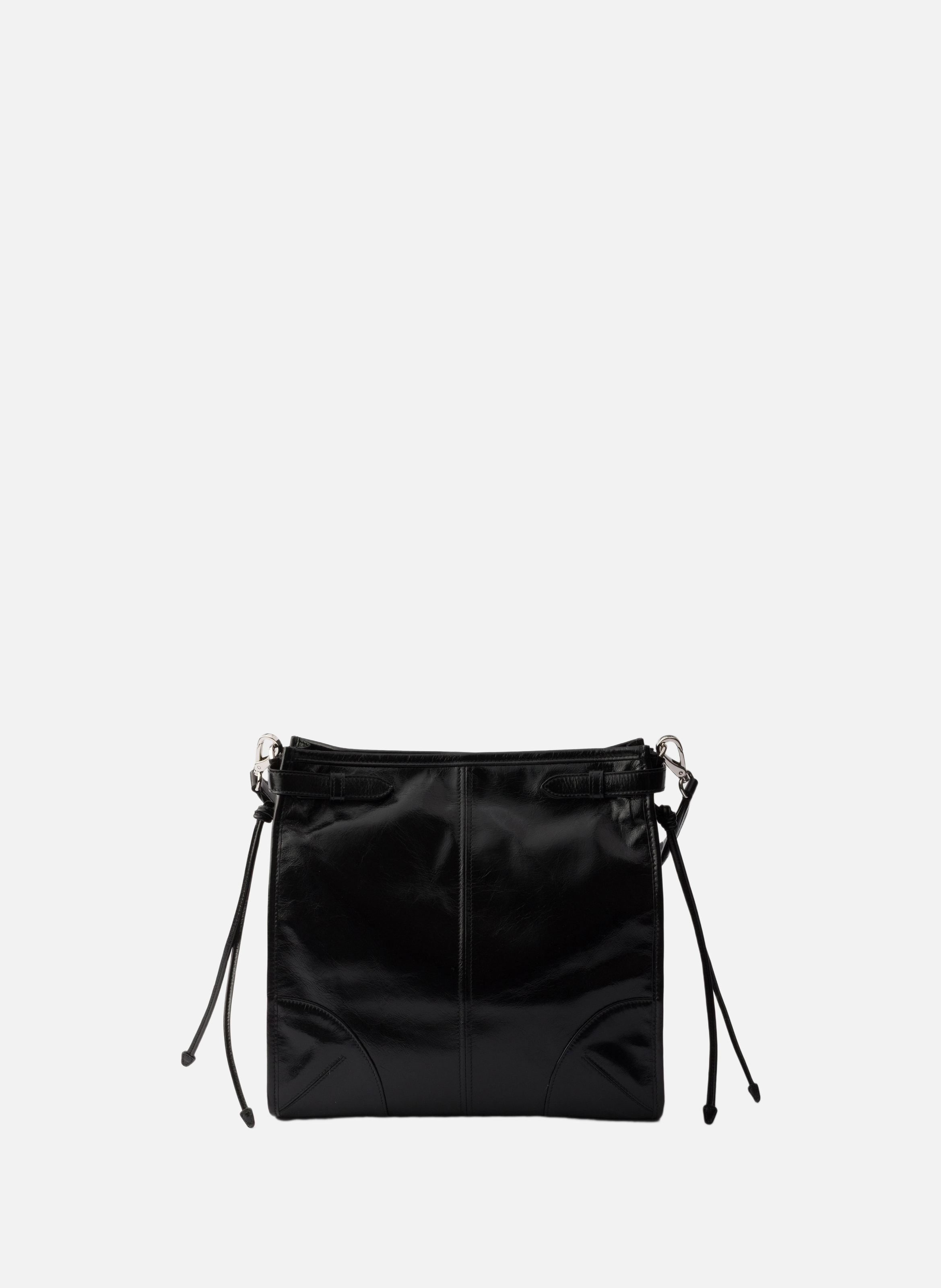 Sac porté épaule prada bonnie en cuir | Noir PRADA Homme