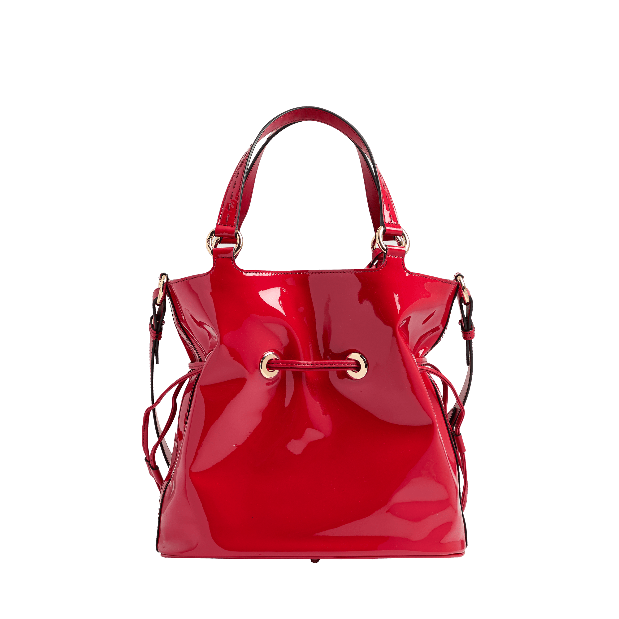 Handtas eerste flirt capsule 150 jaar in kalfsleer LANCEL Rood