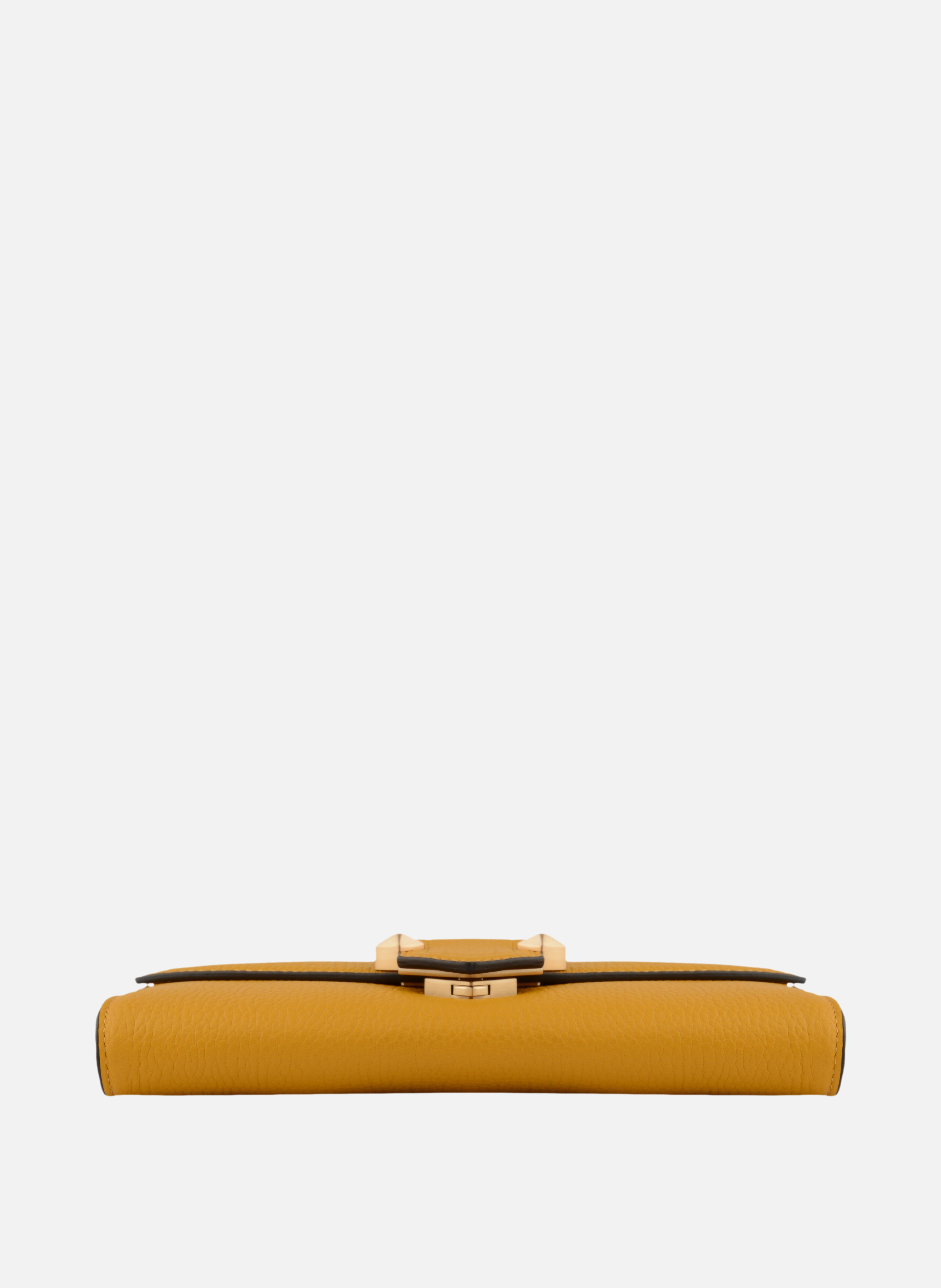 Sèvres | sac besace gm en cuir de vachette POURCHET Jaune