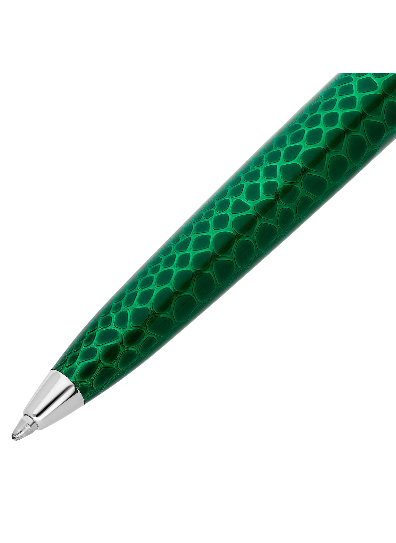 Large Ballpoint Pen Snake Line D Eternity S.T. DUPONT Green
