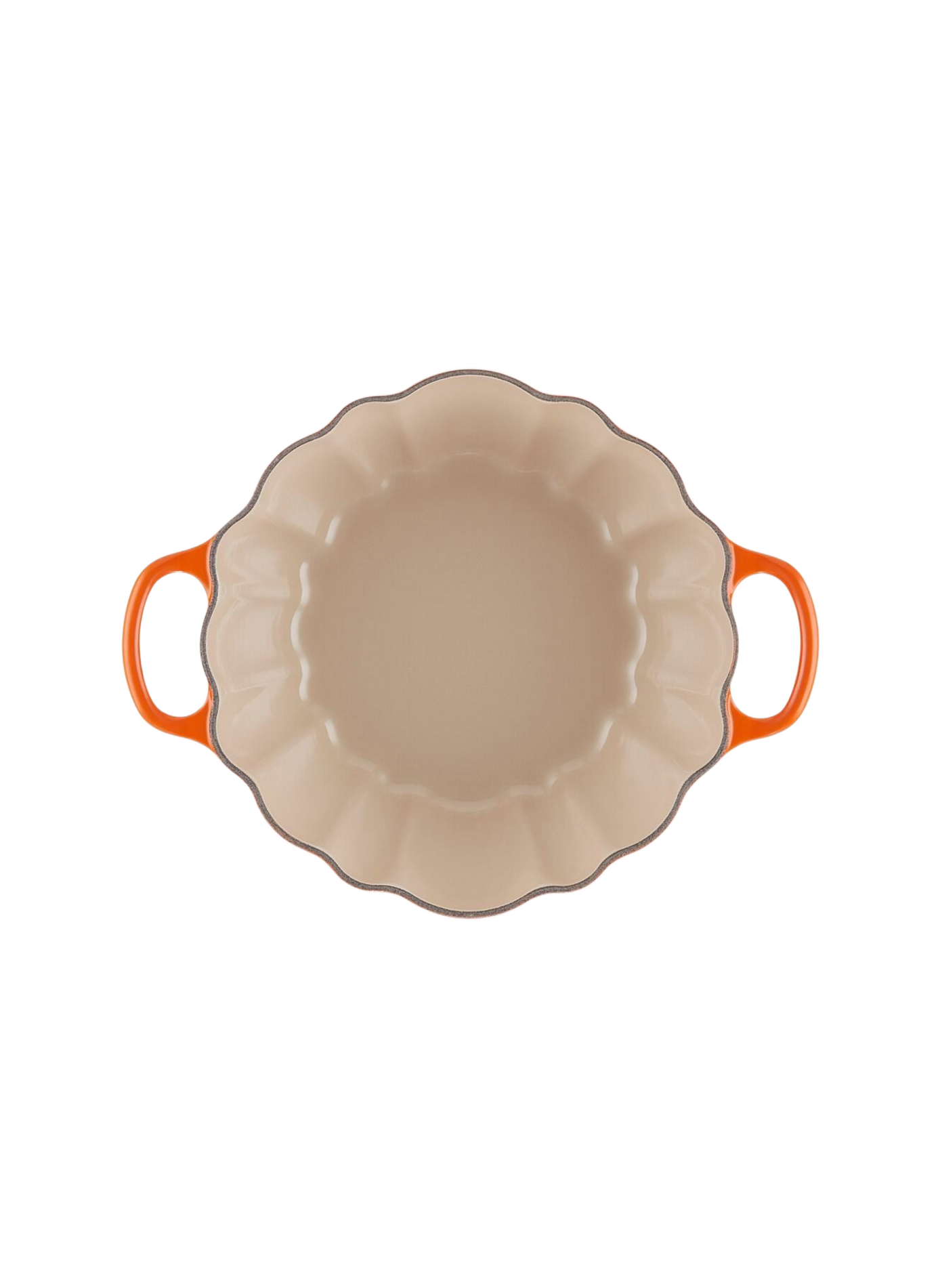 Kürbis-Cocotte 3,7L aus emailliertem Gusseisen LE CREUSET Orange